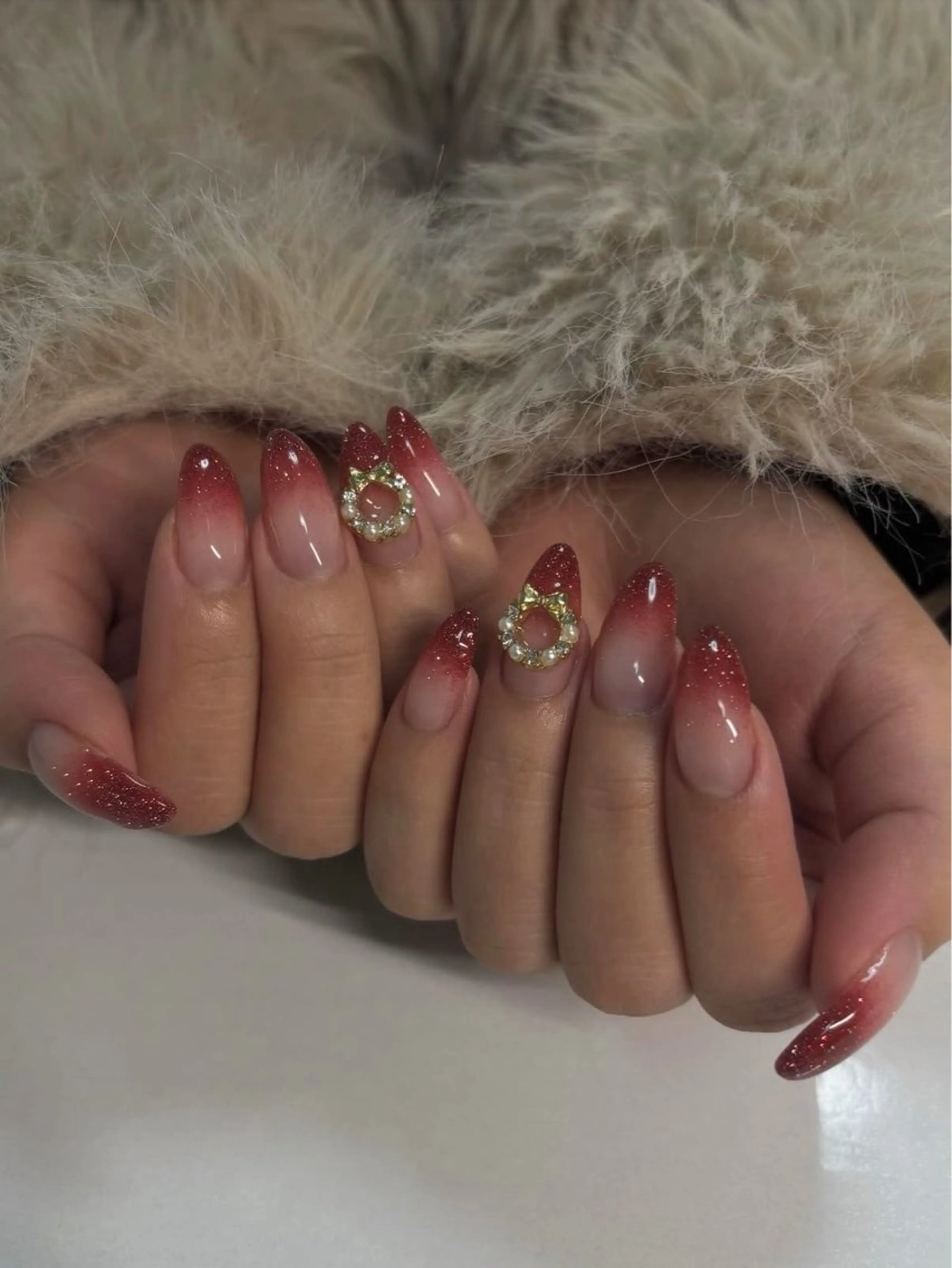 ネイル 冬ネイル クリスマス Miu 川越東口ネイルサロンのネイルデザイン