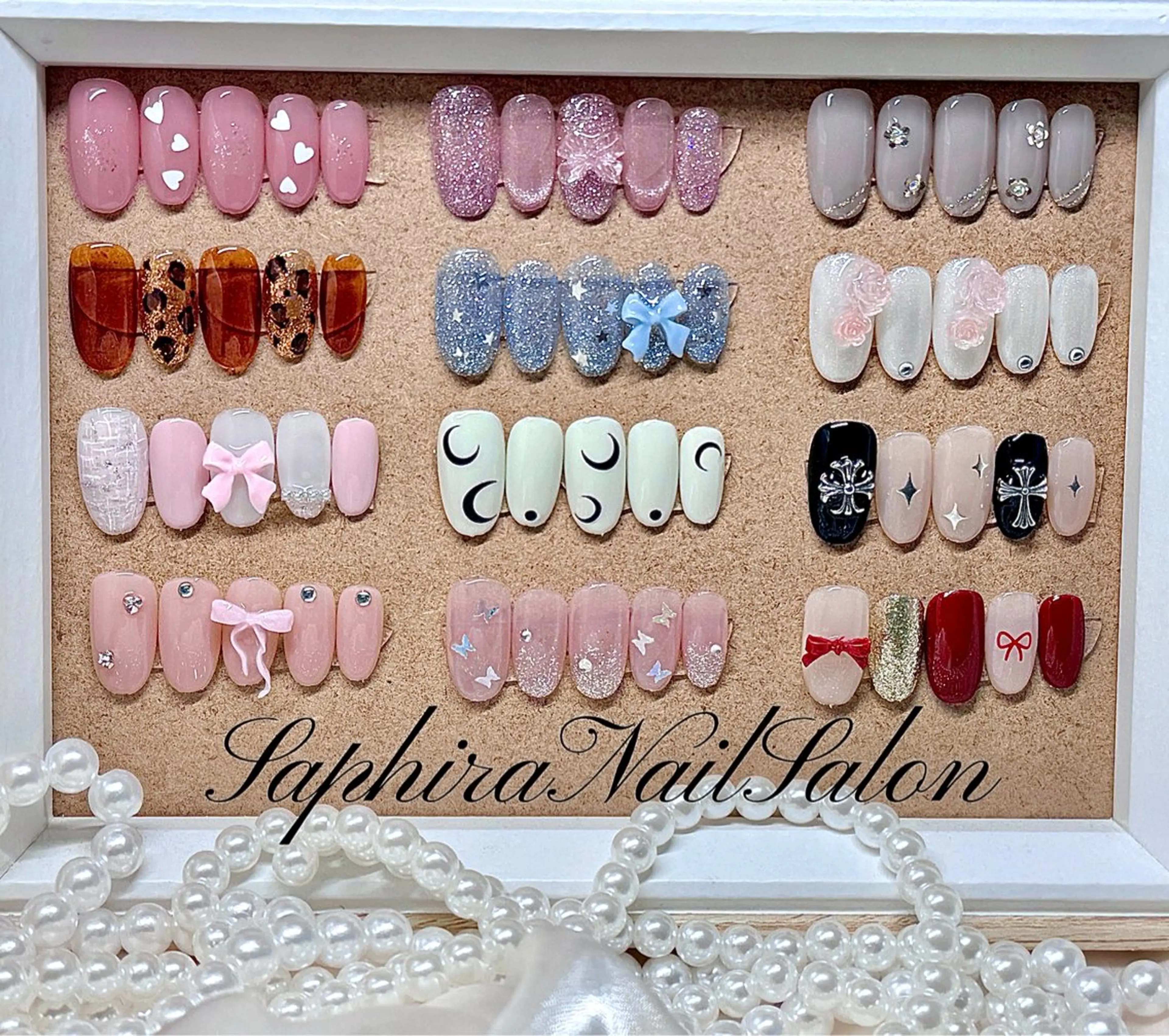 カラー ハンドネイル Saphiraネイル サロン錦糸町のネイルデザイン