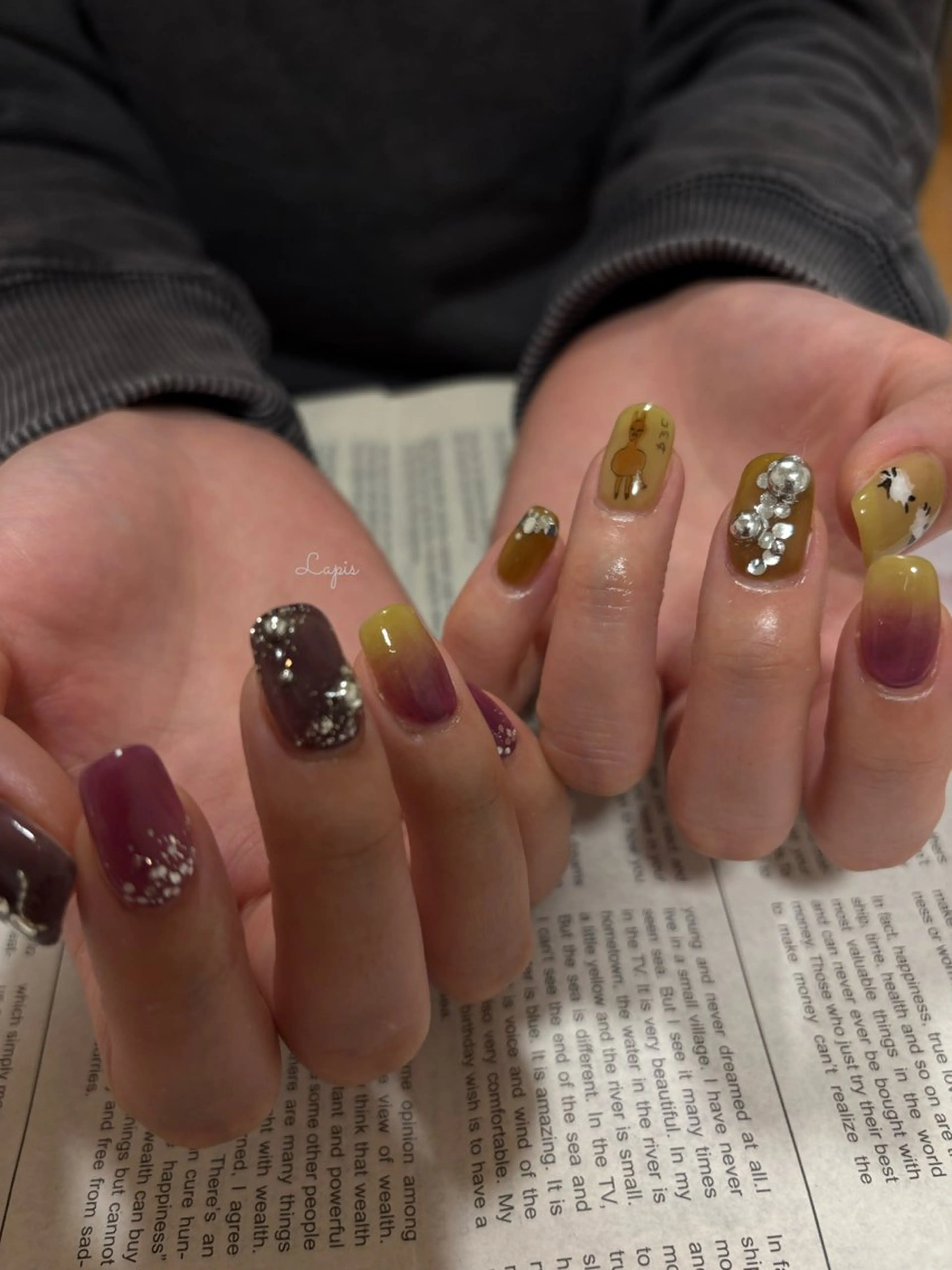 ネイル ハンドネイル Lapis *のネイルデザイン