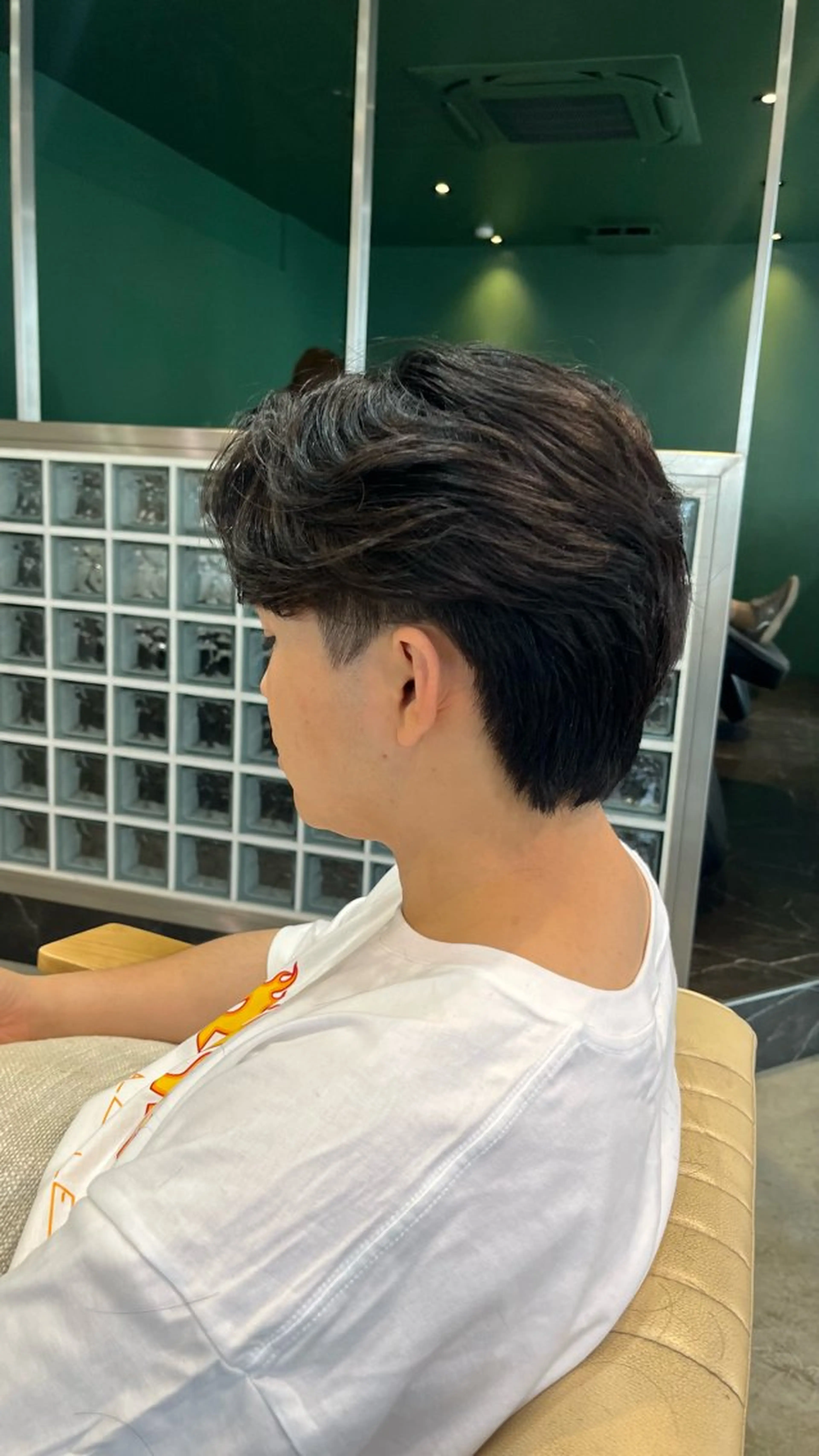 ショート メンズ カット センターパート職人 柏/メンズ/ ハルキのヘアスタイル
