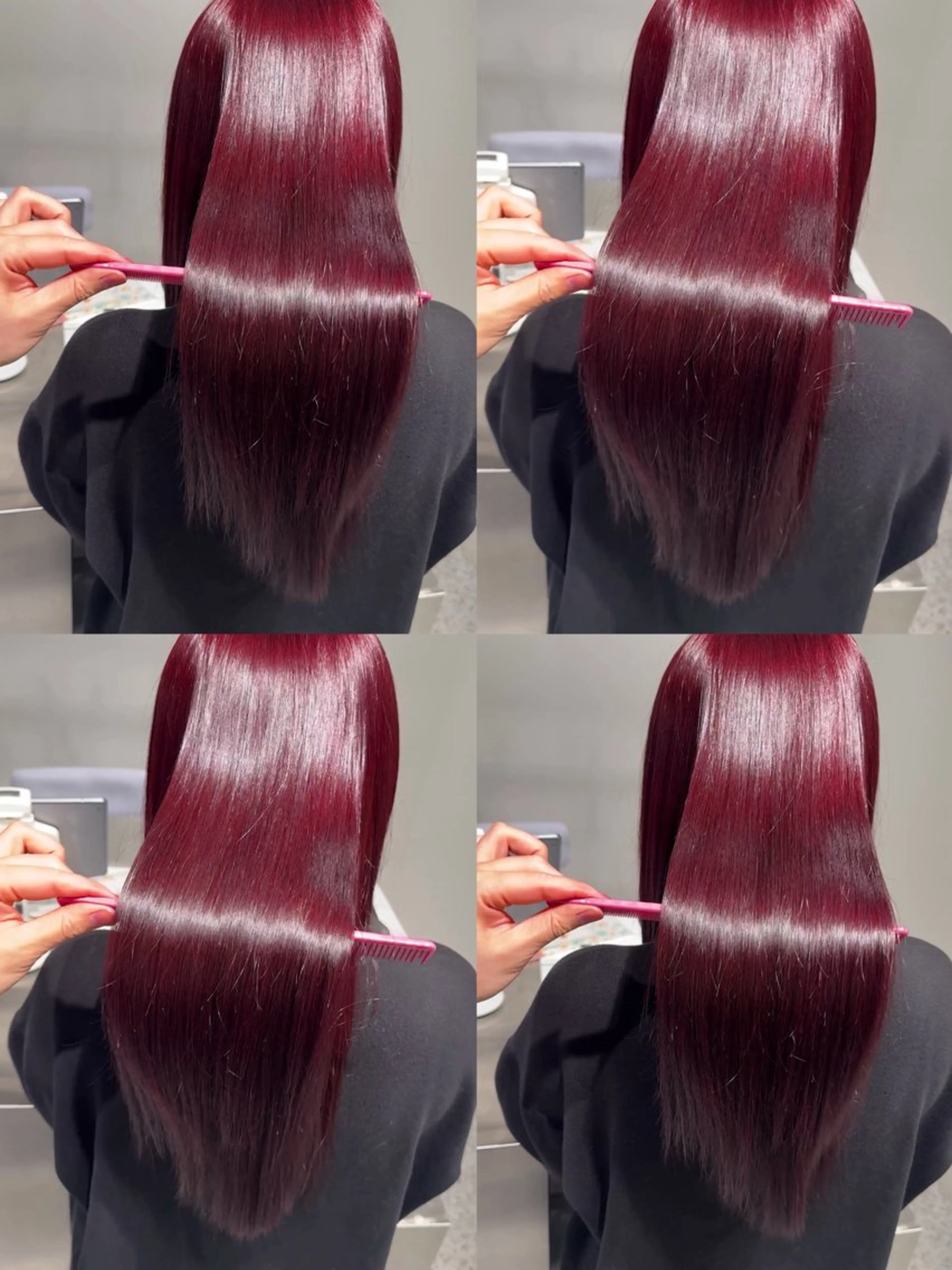 ブリーチなしダブルカラー+バイカルテ3ステップトリートメントの写真