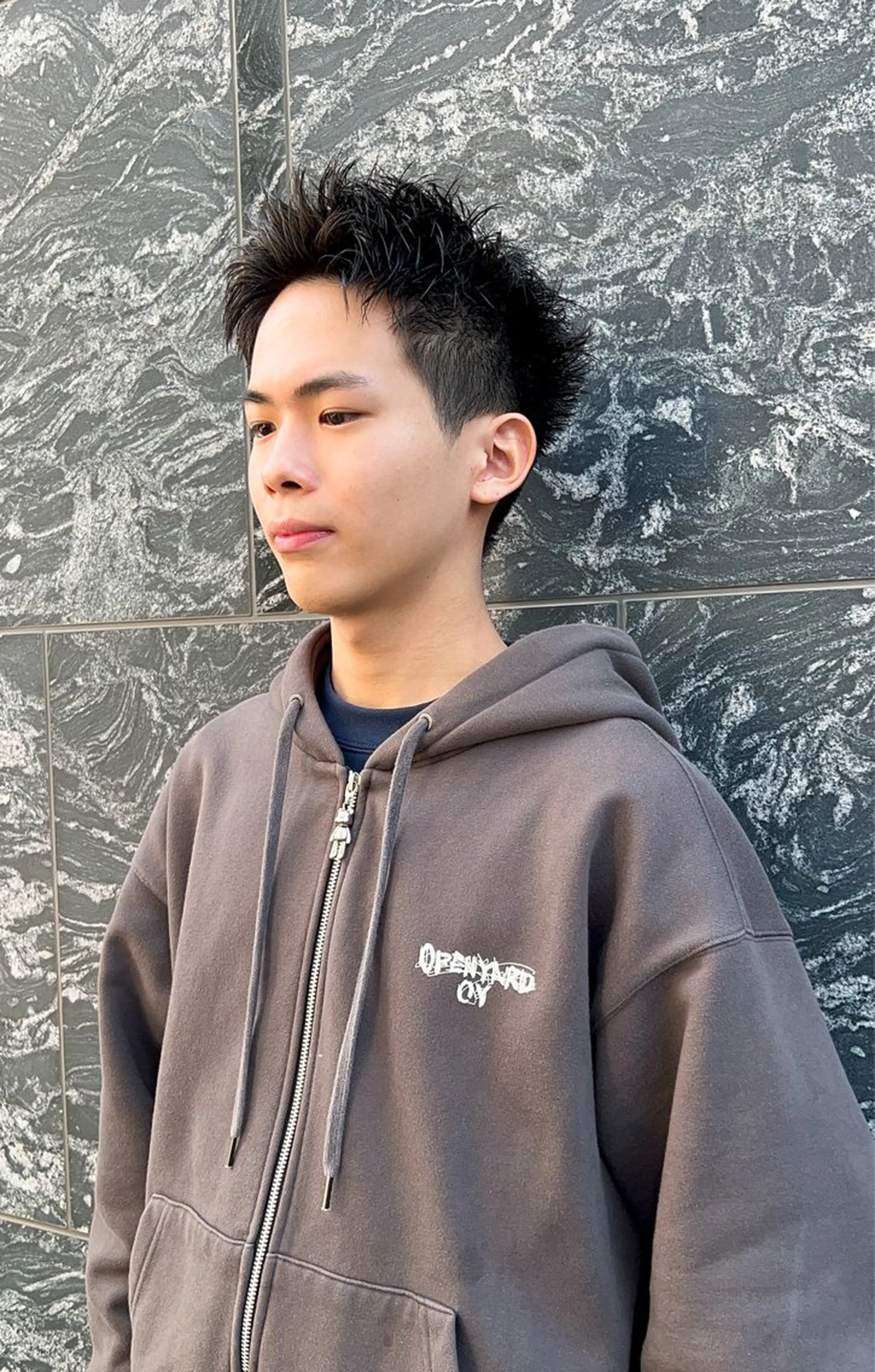 メンズ スパイキーショート カット 樋野 亮のヘアスタイル