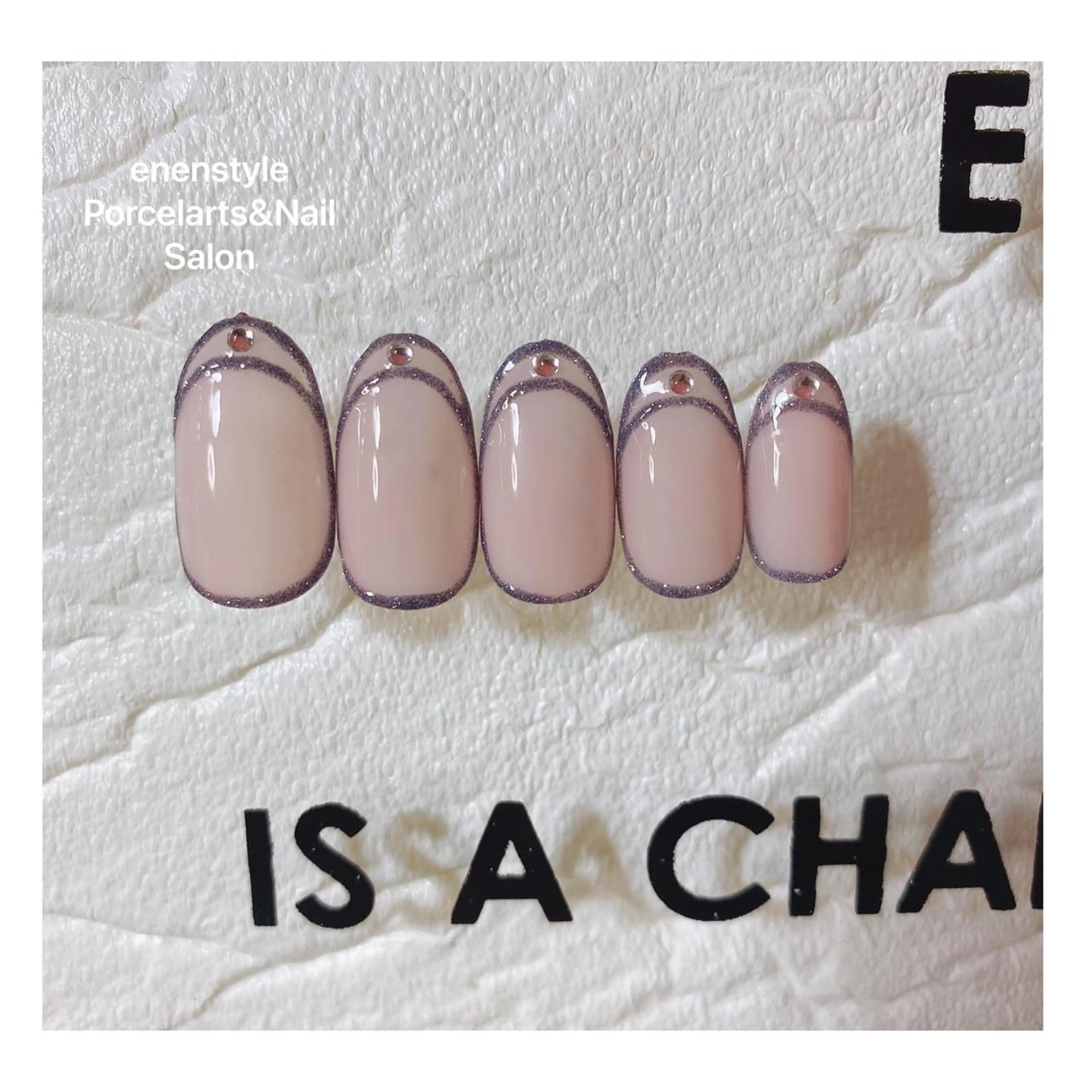 ミディアム ネイル ハンドネイル 👑enen style👑のネイルデザイン