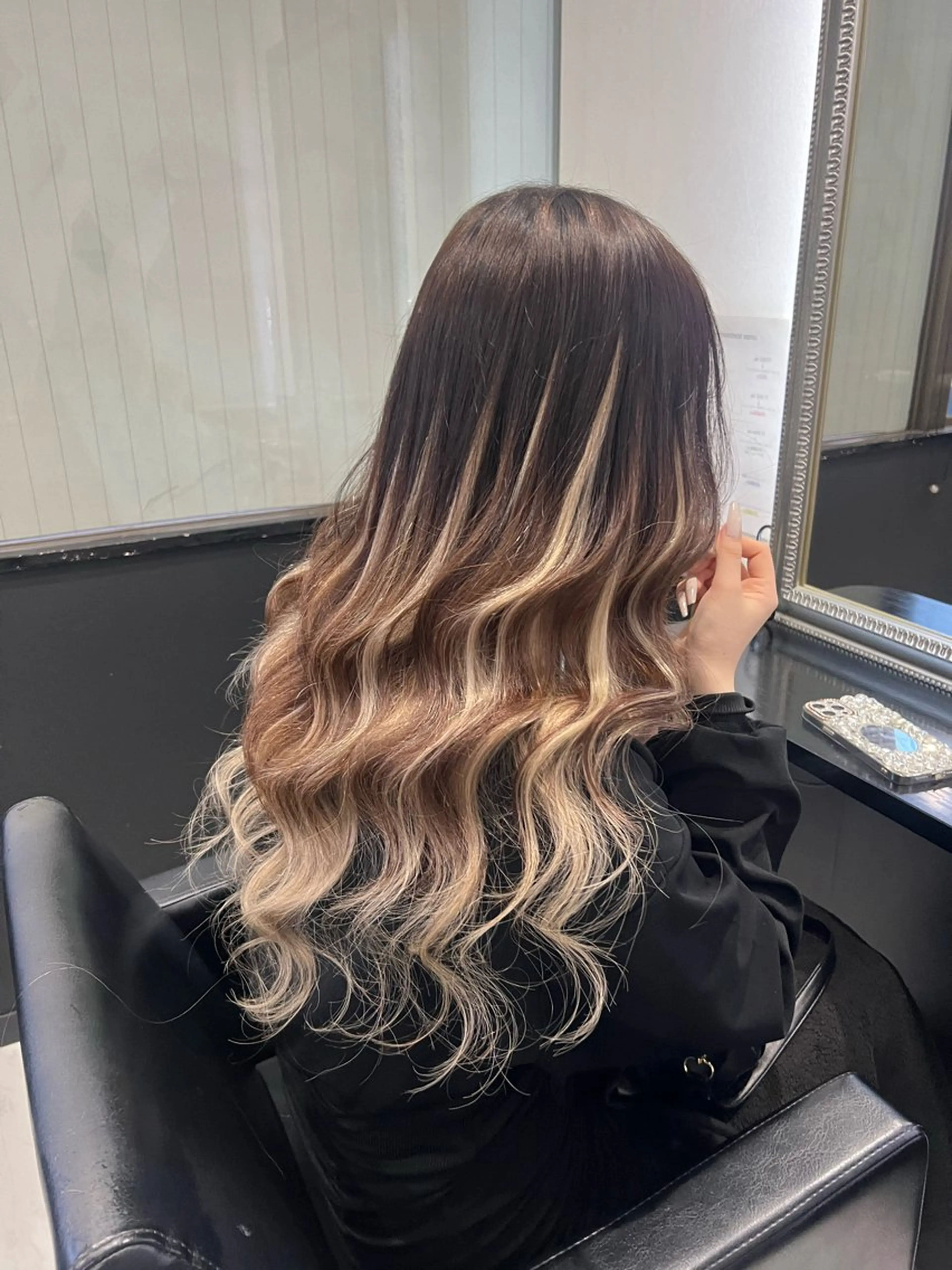 ロング プルエクステ エクステ エクステ YUDU🍊 germe/ジェルムのヘアスタイル