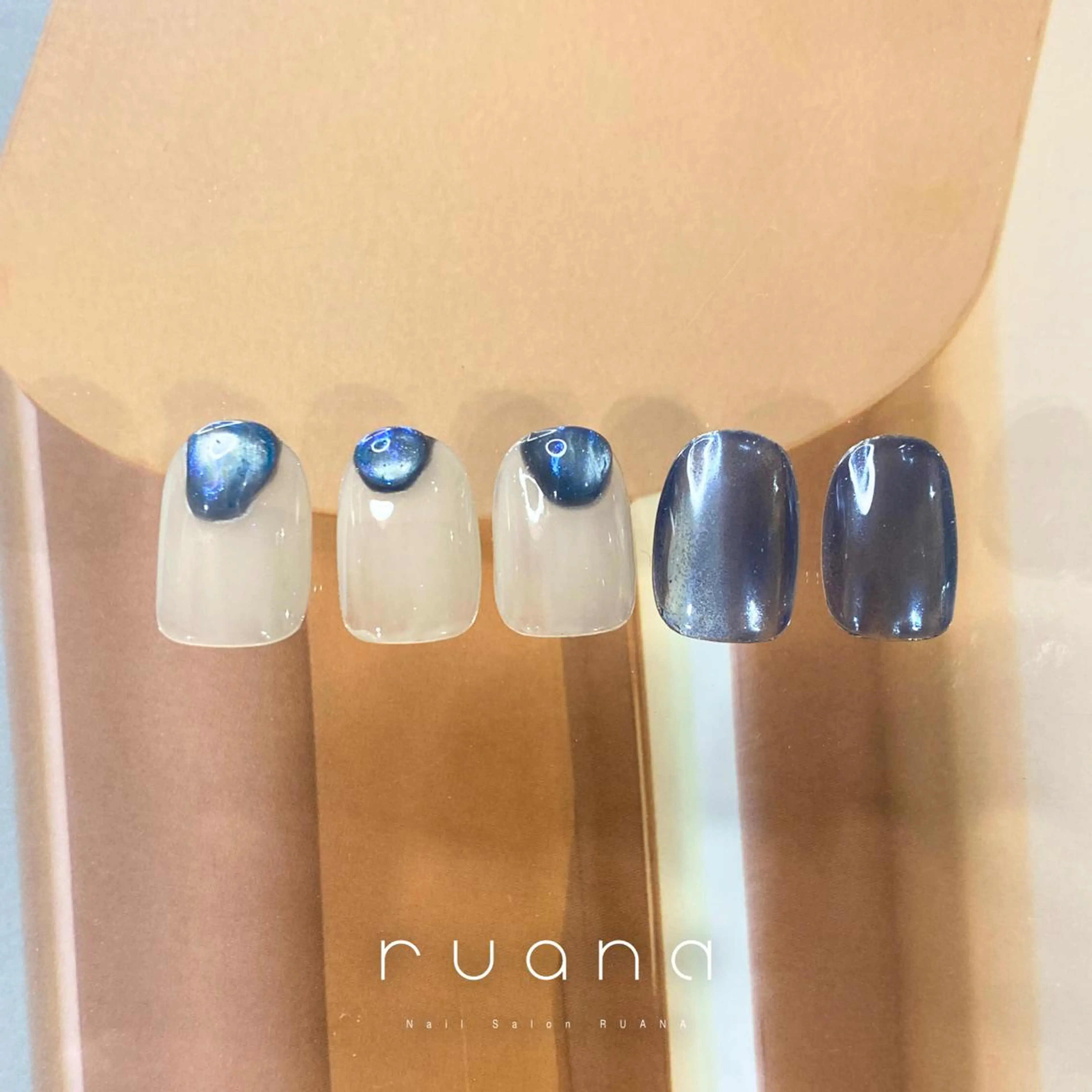 ネイル ニュアンスネイル🧡 rionaのネイルデザイン