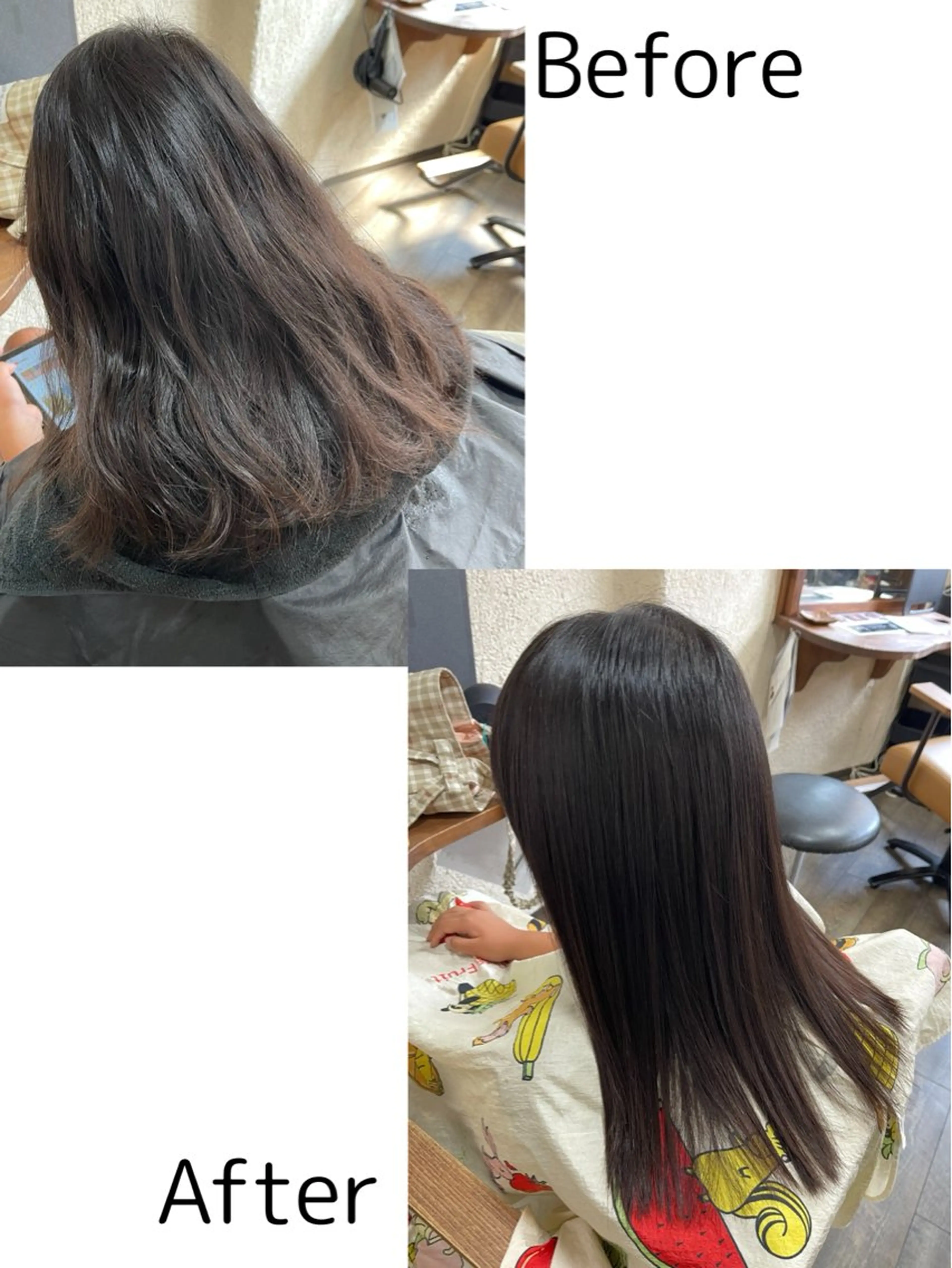 キッズ 縮毛矯正 磧本 祐里恵のヘアスタイル