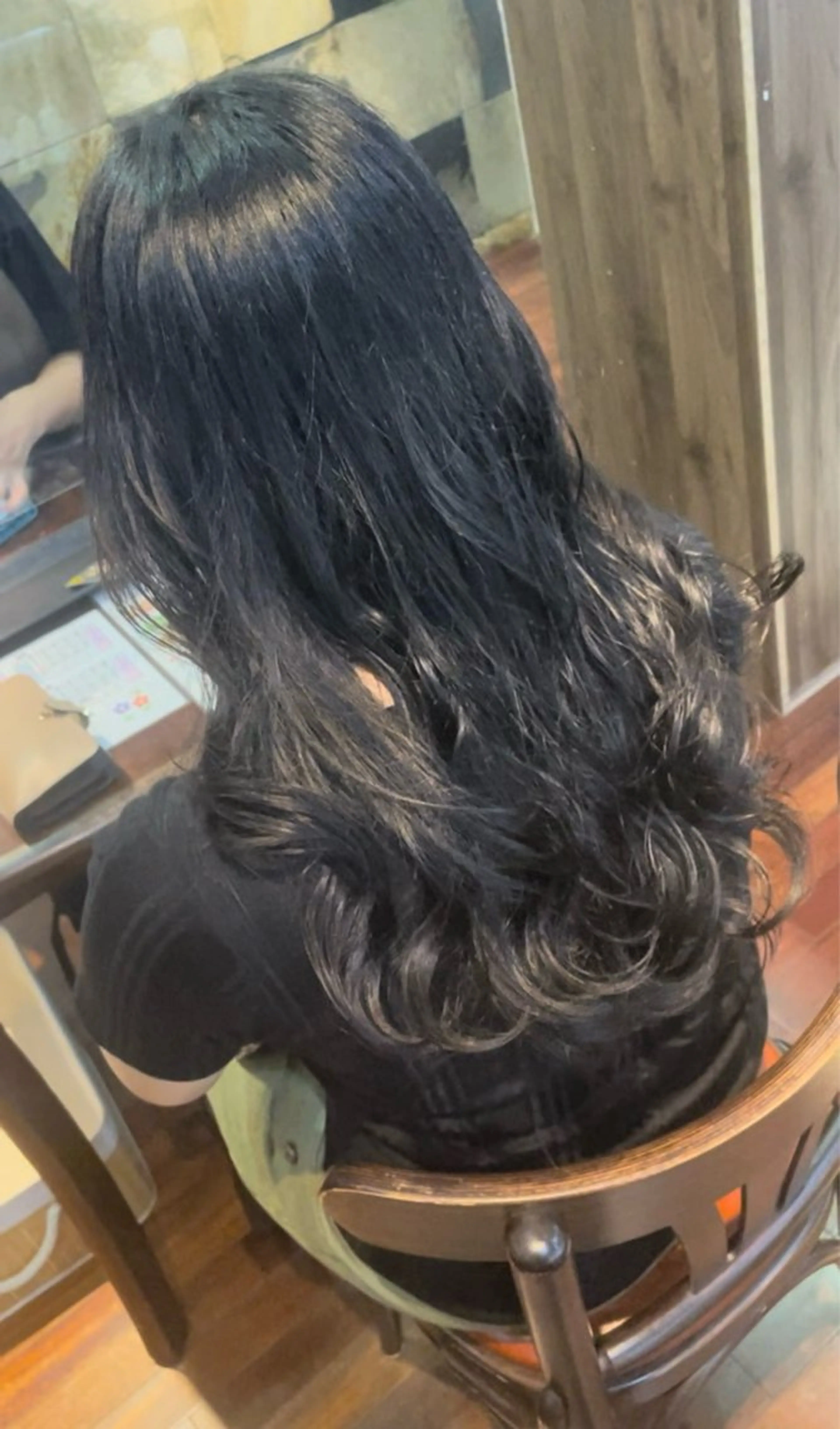 ロング パーマ デジタルパーマ 福見 美保のヘアスタイル