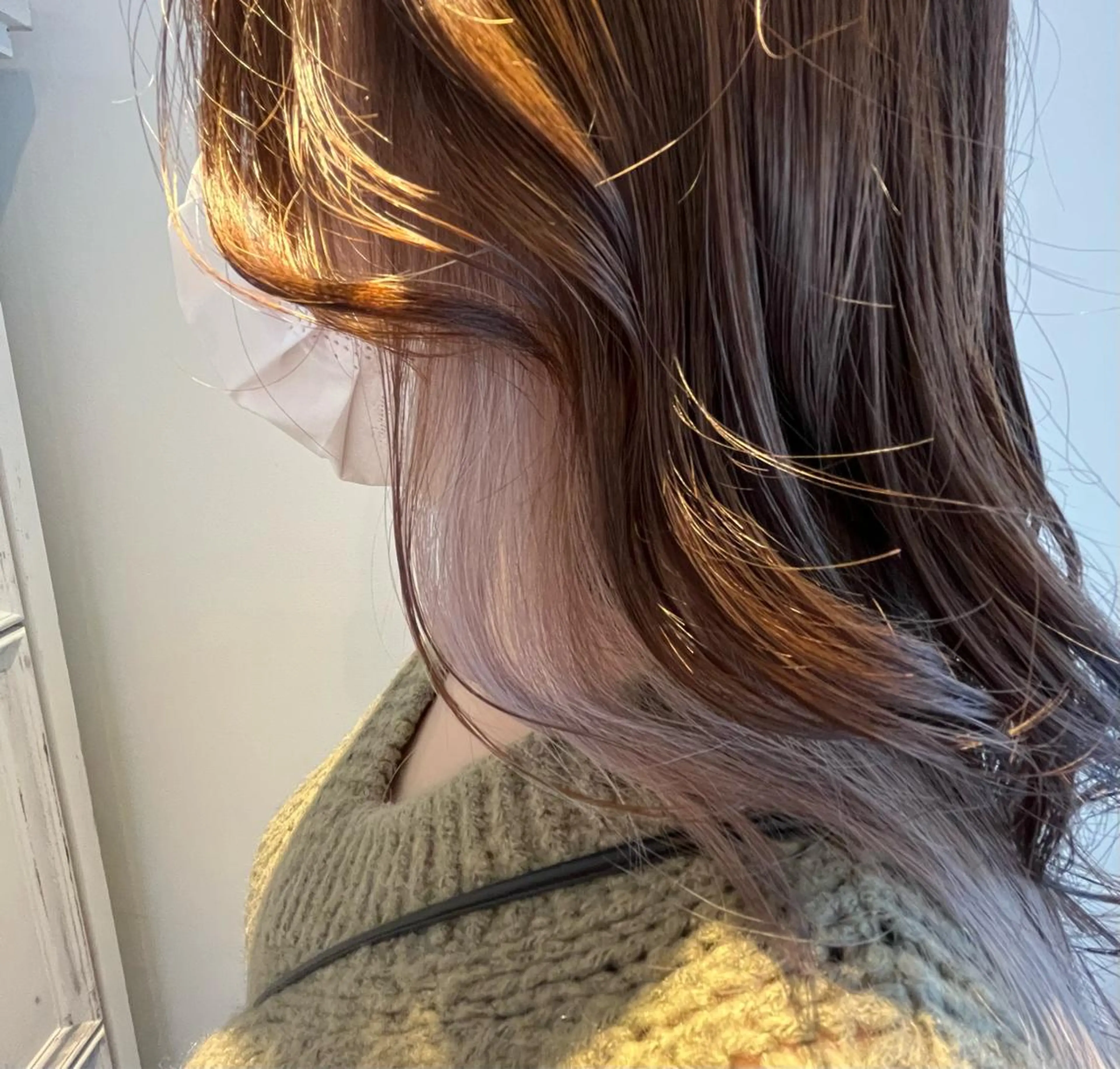 ロング カラー インナーカラー ツヤカラー🫧Sae ネイルモデル募集中のヘアスタイル