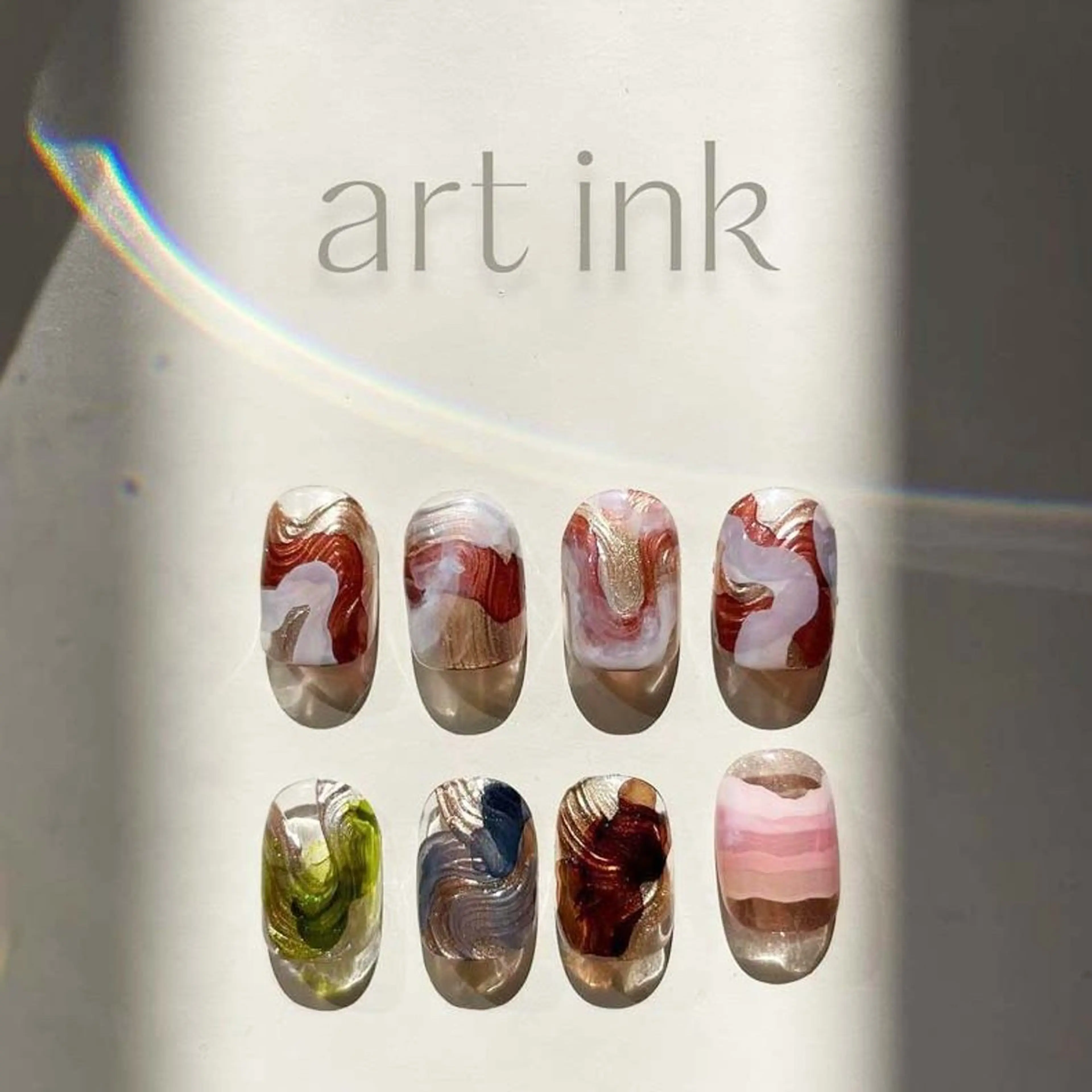 ネイル a:Qネイル /久米川のネイルデザイン