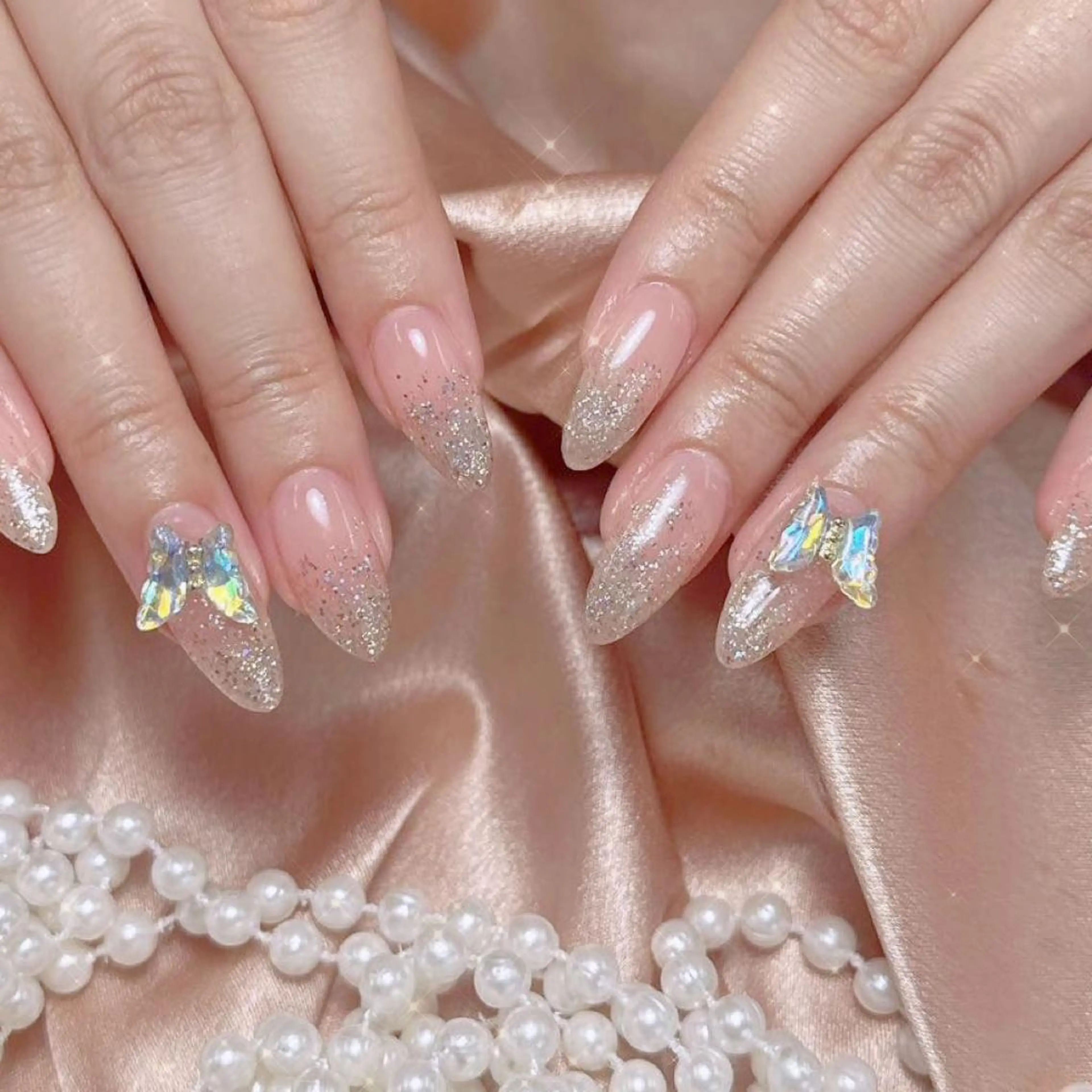 ネイル ハンドネイル 七海🎀 💗のネイルデザイン