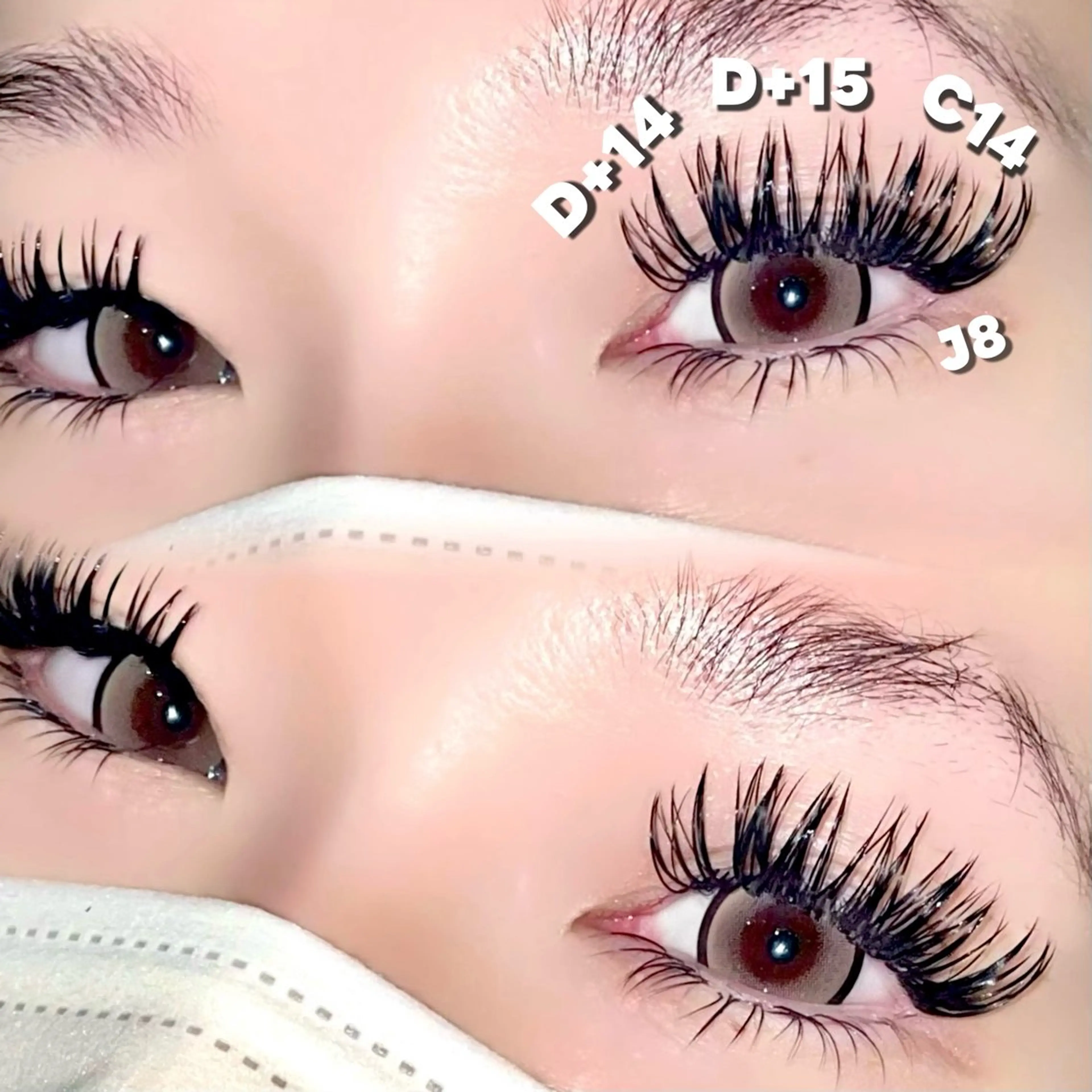 マツエク・マツパ 付け放題 下まつげエクステ マツエク ICY❁⃘eye aikaのマツエク・マツパデザイン