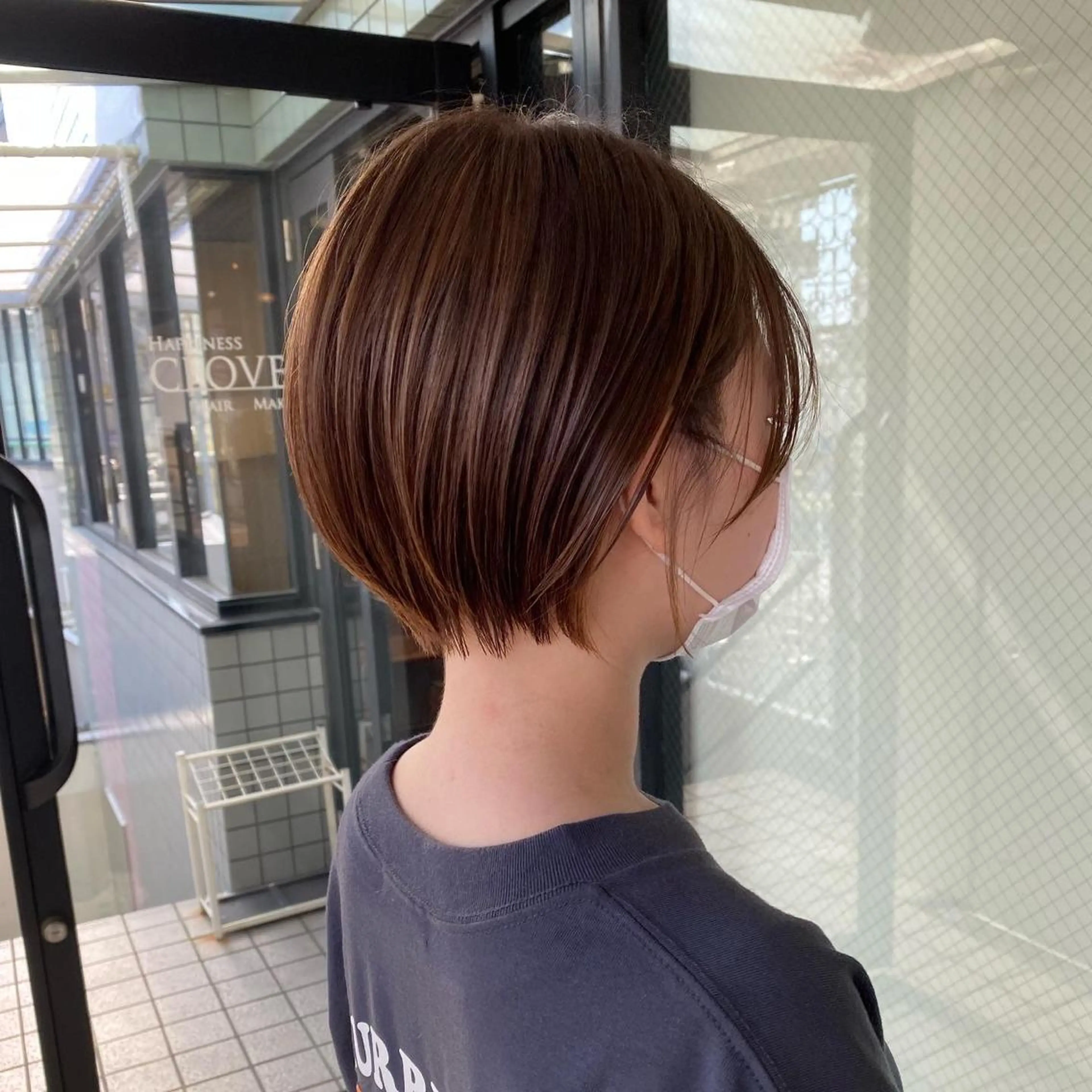 ショート カラー Happiness河原町店所属・進 詩織のヘアスタイル