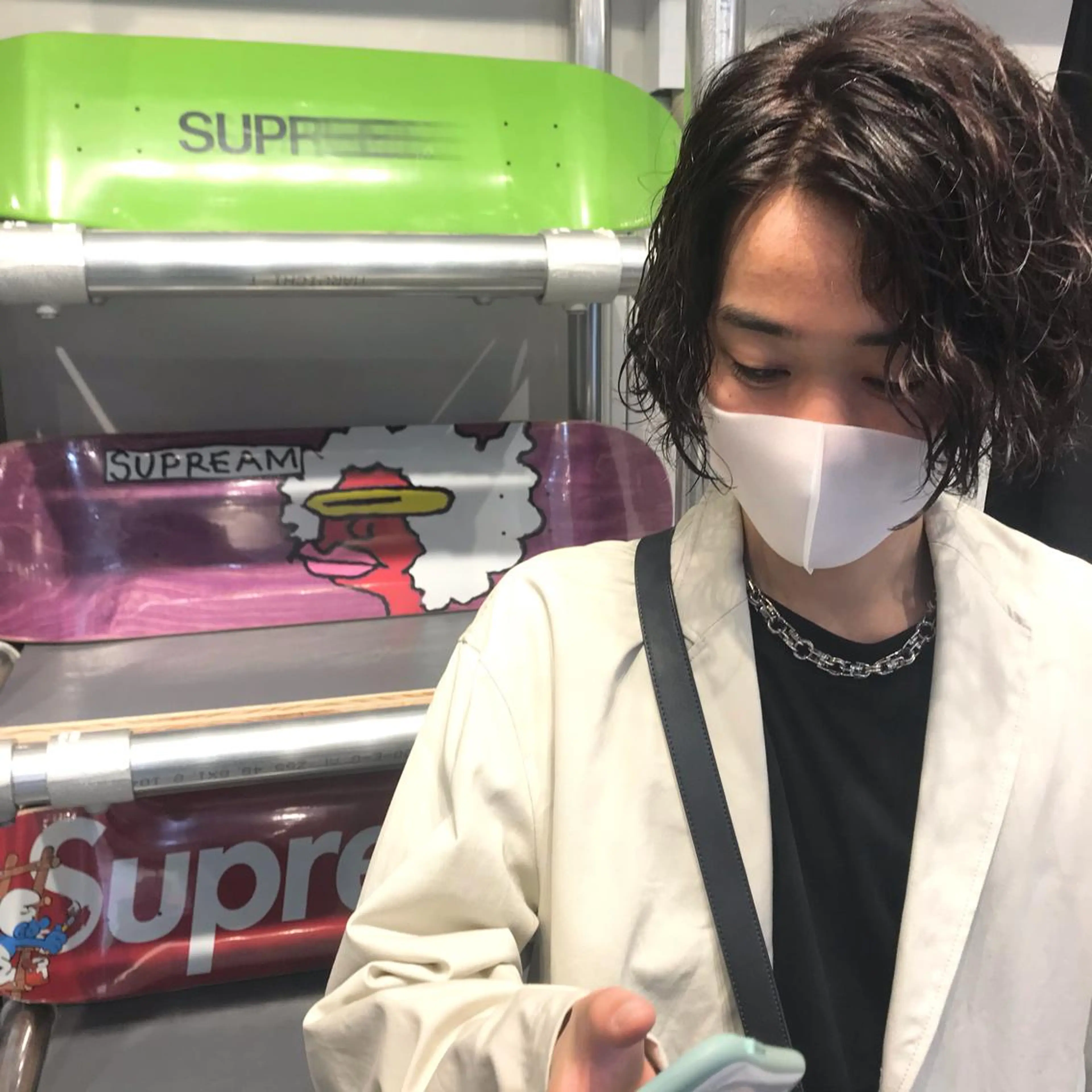 ミディアム ミディアムパーマ 小川 舜人のヘアスタイル