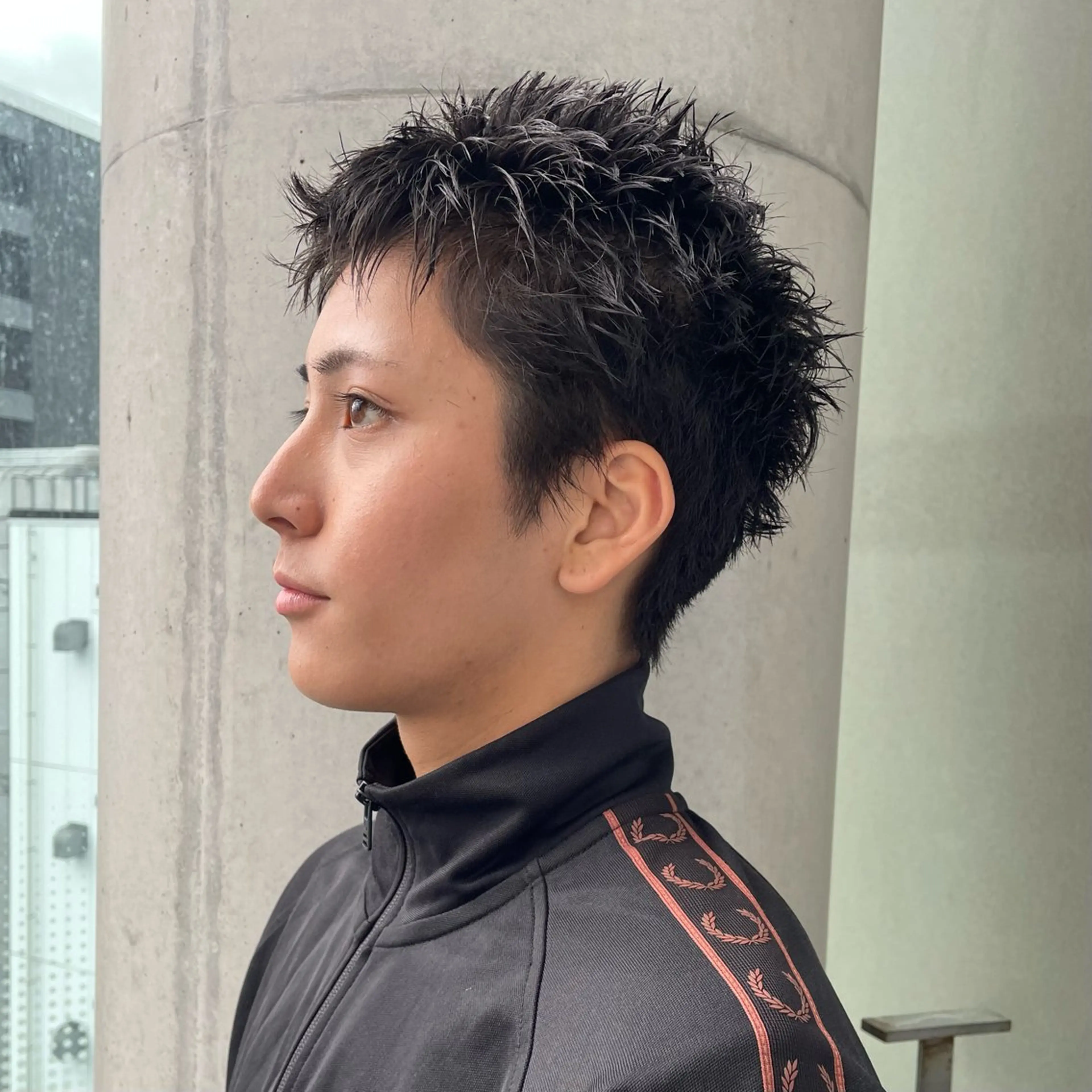 ショート メンズ スパイキーショート ショートヘア カット ⚾️横浜メンズカット 阿部龍馬🍺🍔のヘアスタイル