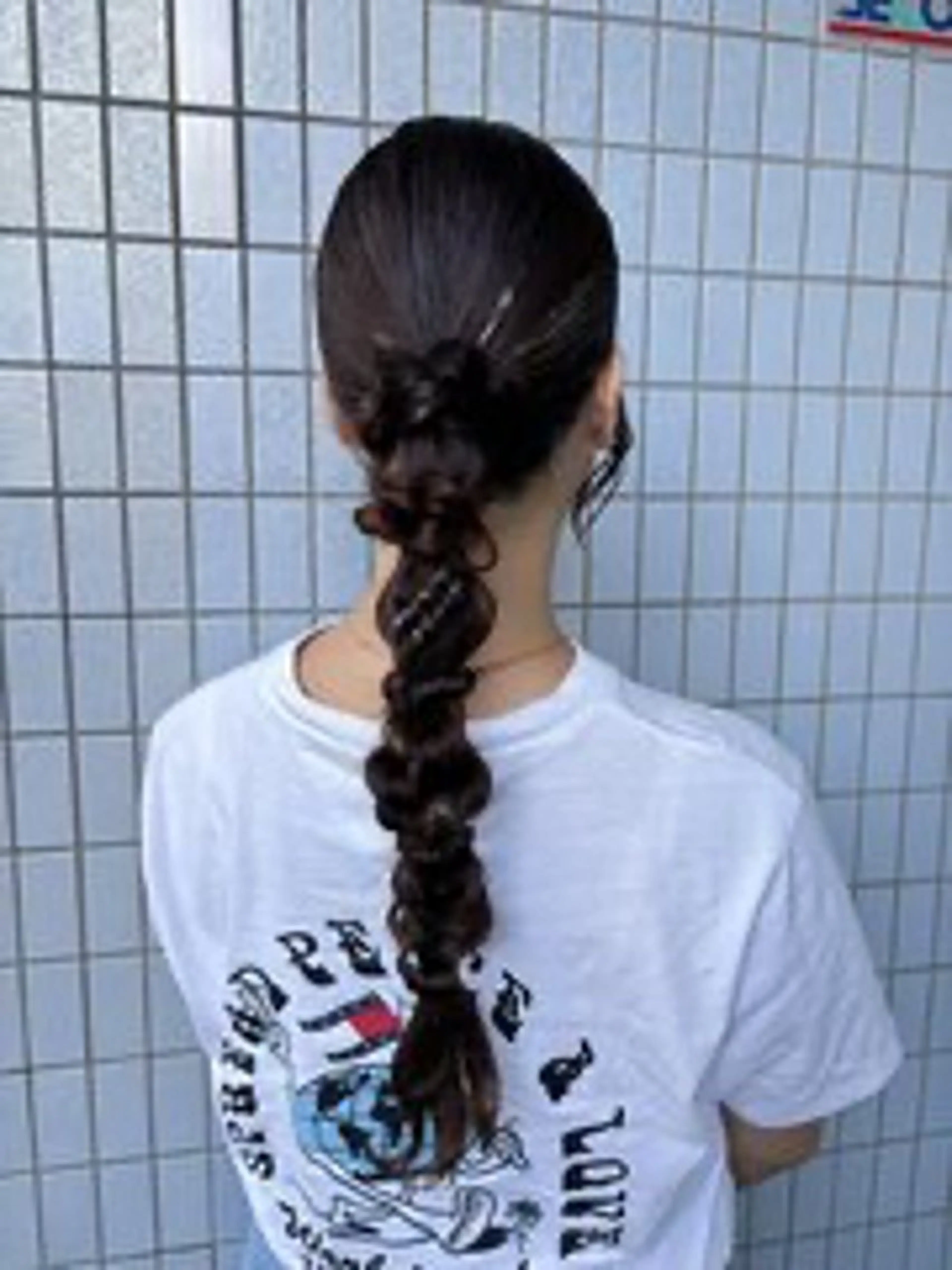 ロング ヘアアレンジ 渡邊 美優のヘアスタイル