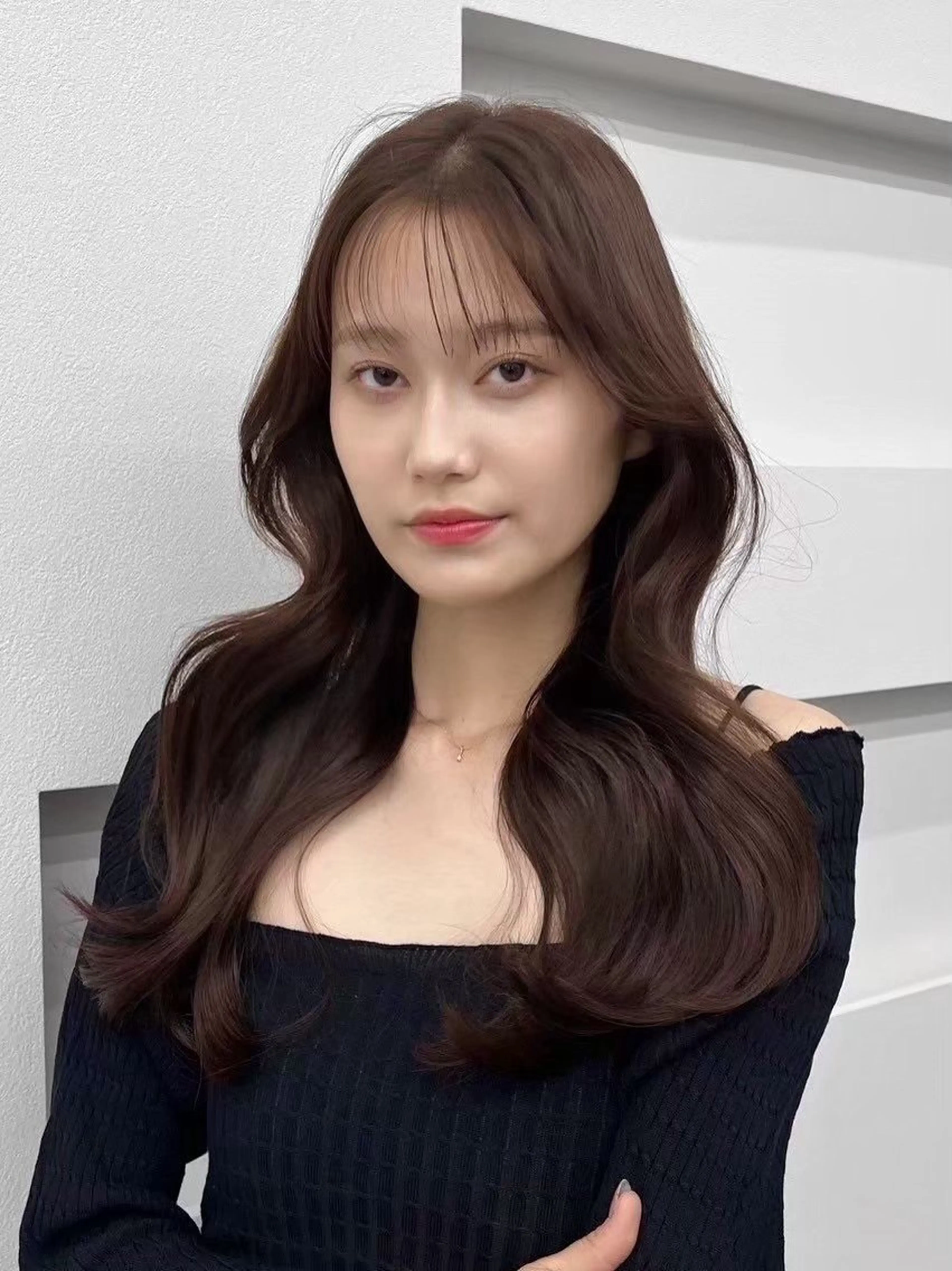 セミロング くびれヘア レビジュヘア 京都/桂のヘアスタイル