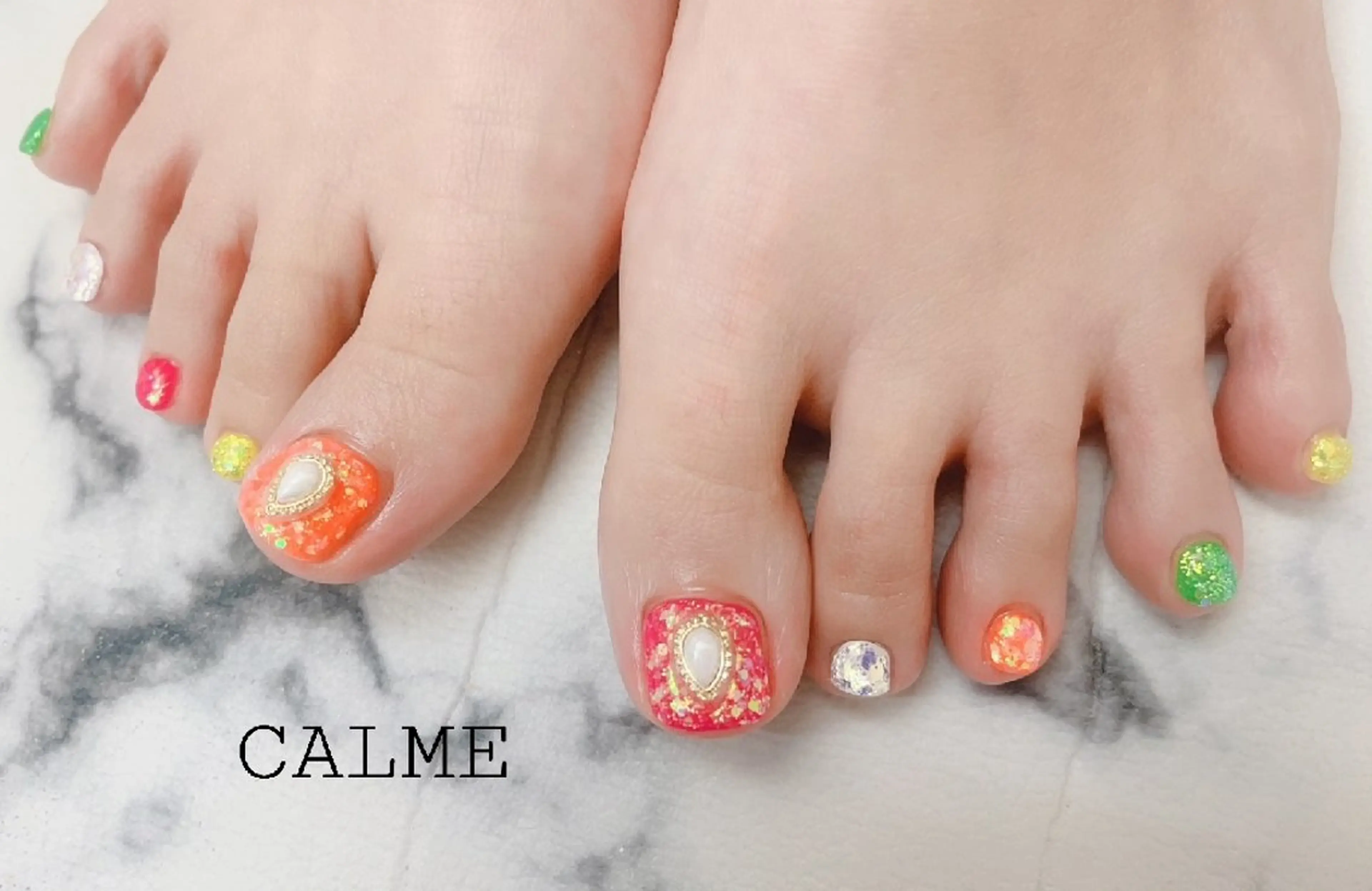 ネイル フットネイル CALME ♡のネイルデザイン