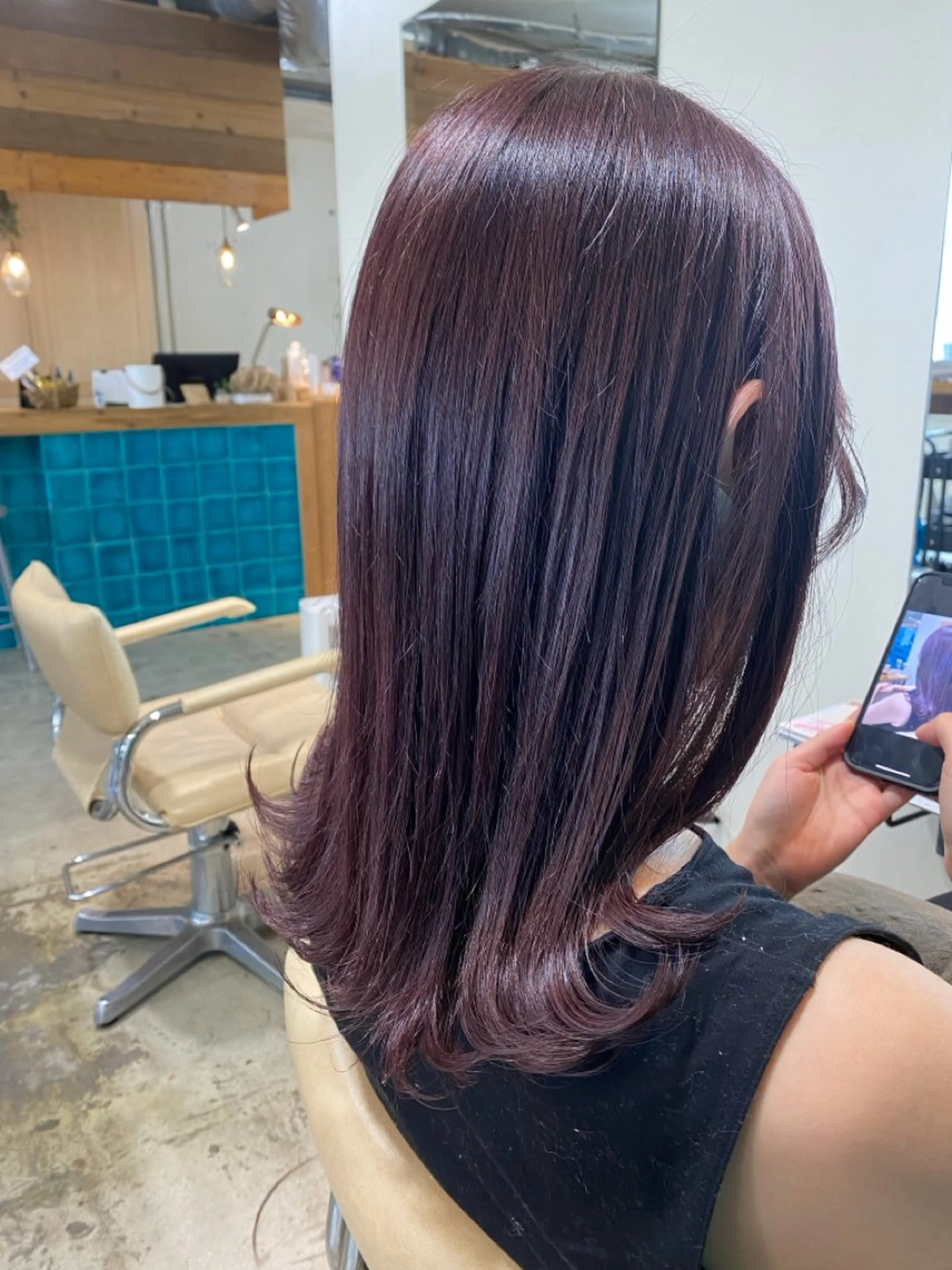 カラー green/ yudukiのヘアスタイル