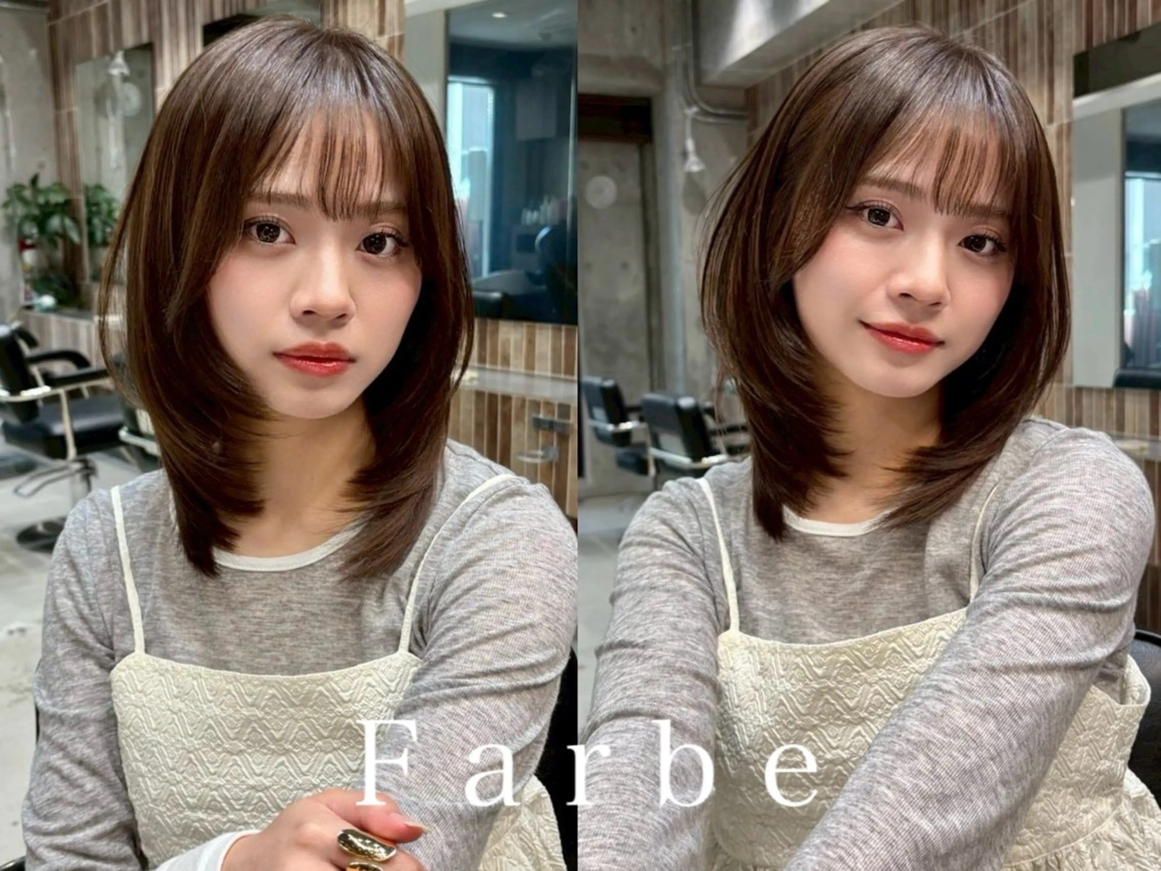 【今日空いてます＊透明感たっぷり🤍】うる艶カラー＋ケアトリートメントの写真