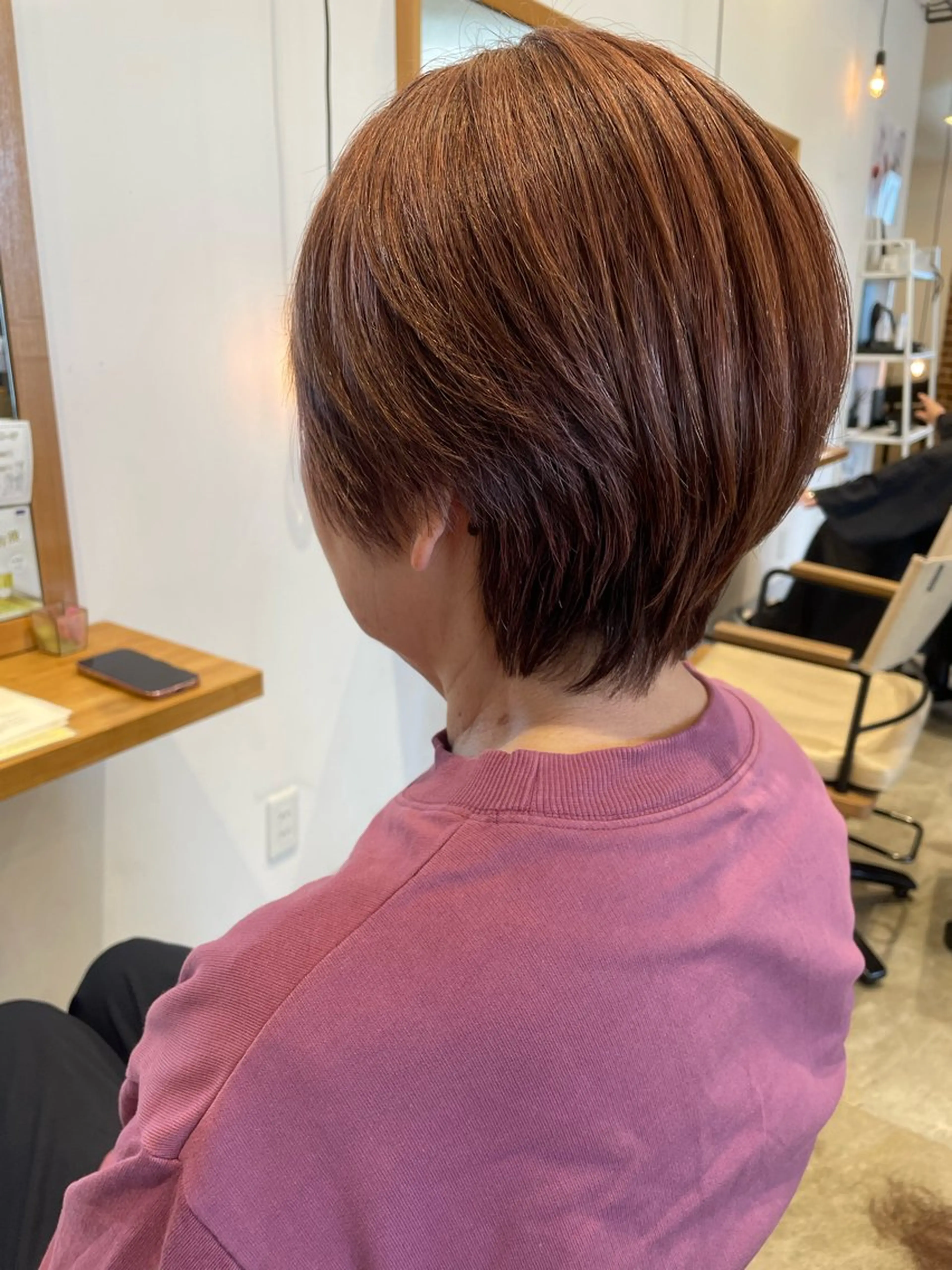 ショート ショートヘア 田中 ゆいかのヘアスタイル