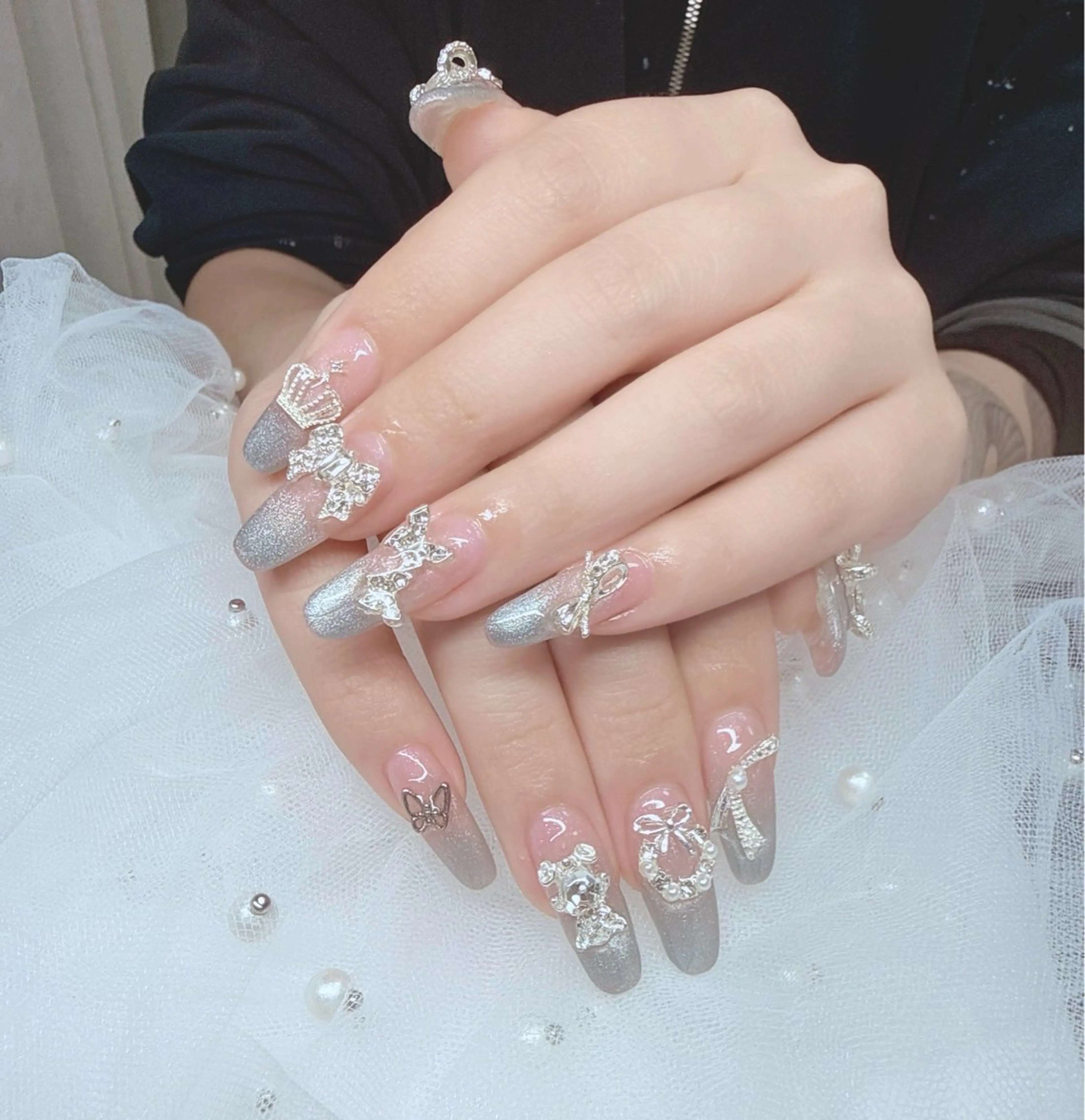 ケア＋チップ＋グラデーション+10本+パーシの写真