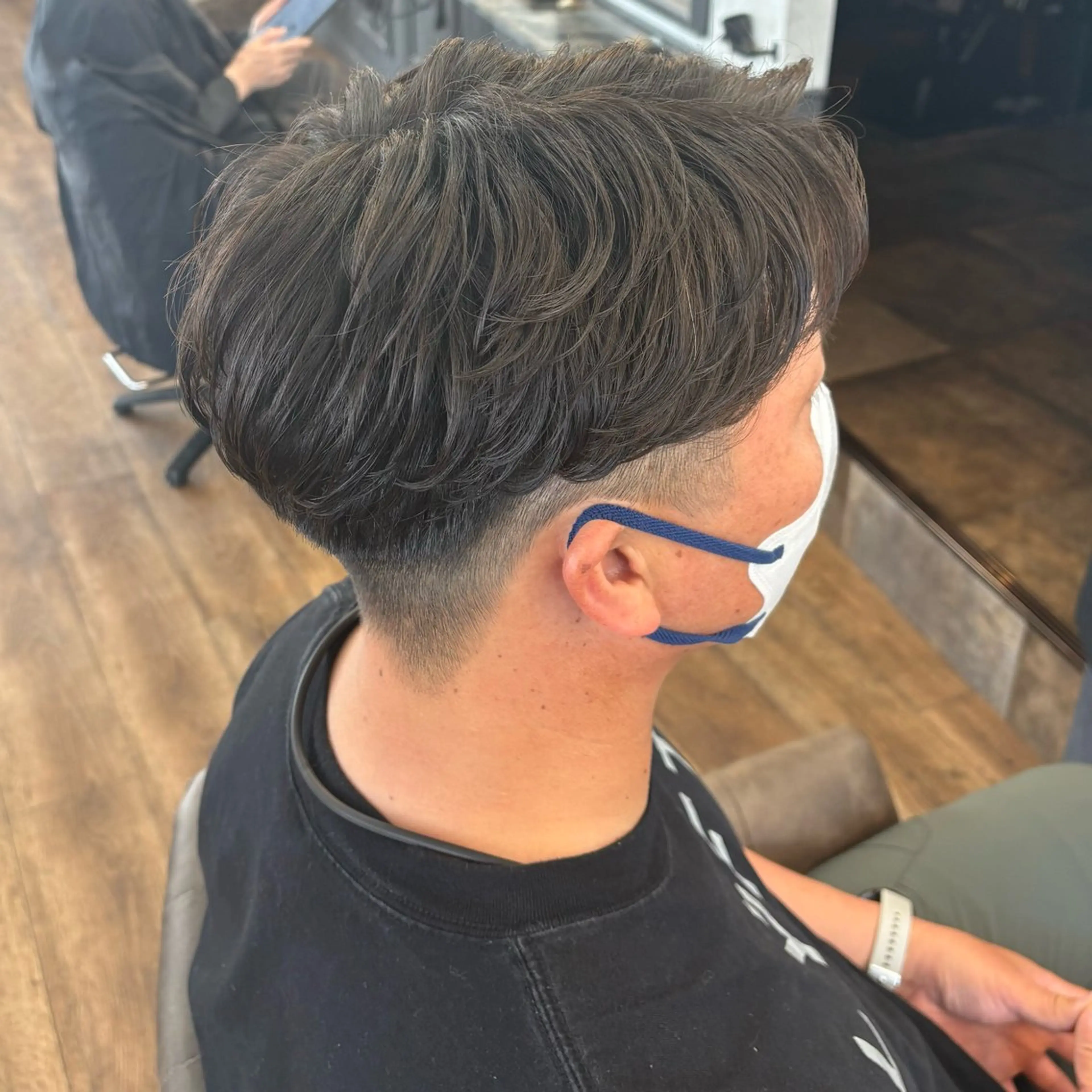 パーマ メンズ カット パーマ 山﨑 千尋のヘアスタイル