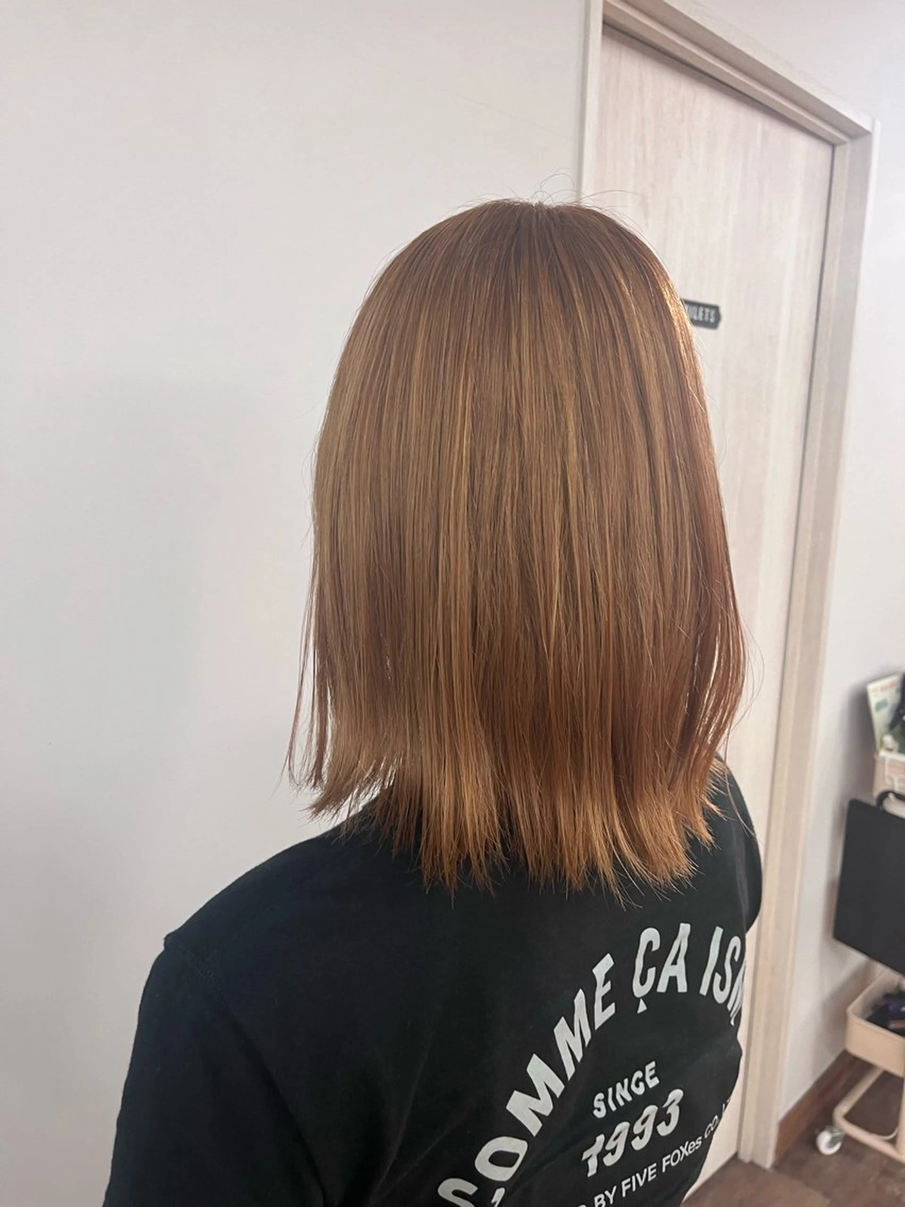 ミディアム カラー ヘアカラー 遠藤 乙夏のヘアスタイル