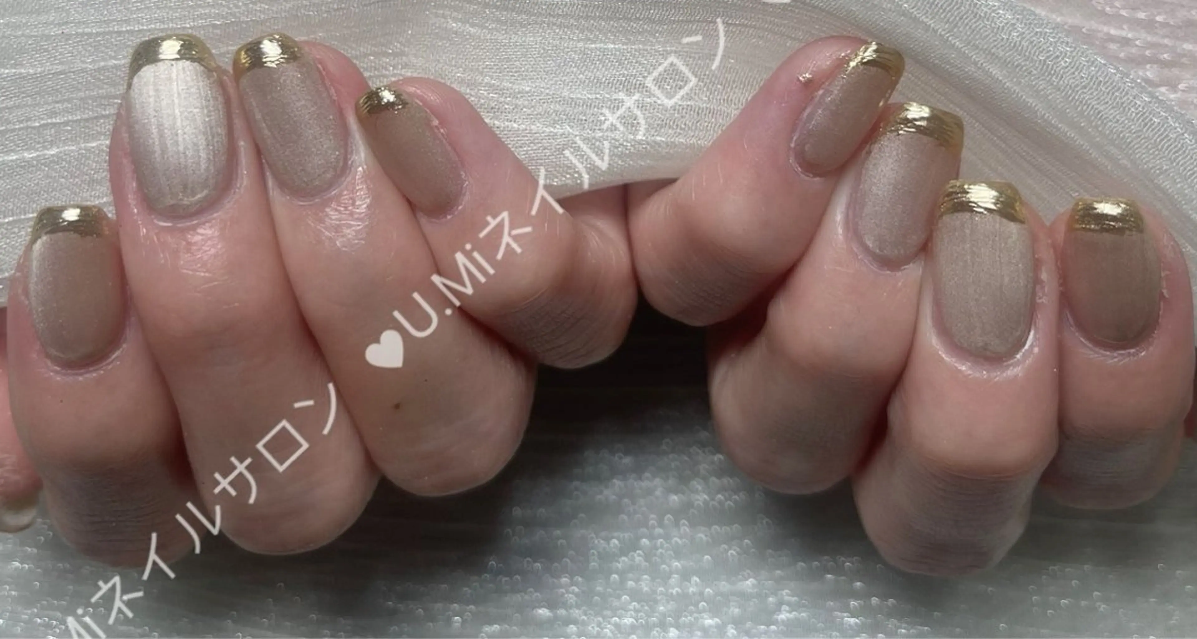 【研修ネイリスト限定】ソフトジェルオフ無料　90分持ち込みデザイン（6本まで）の写真