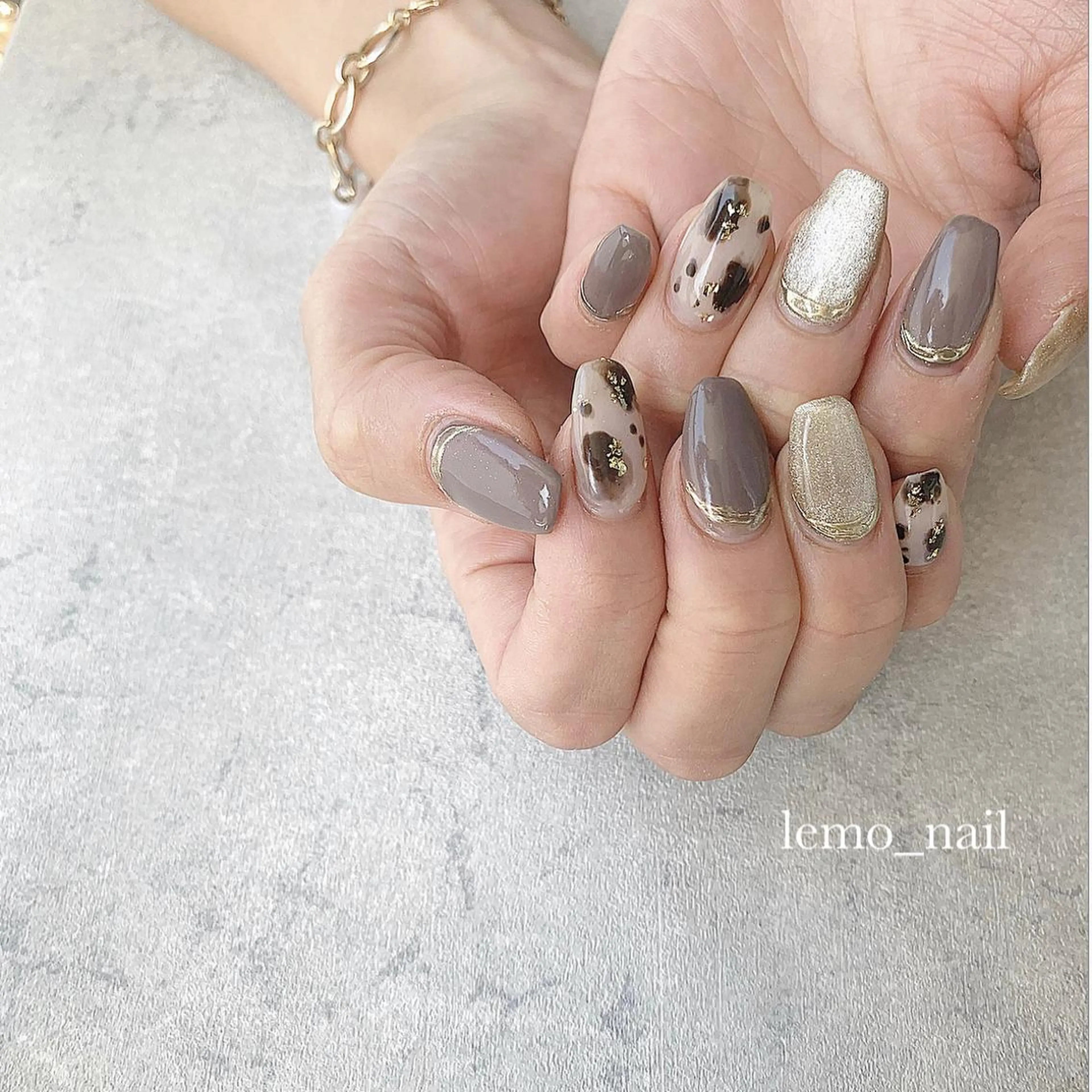 ネイル マグネットネイル lemo_nail 🍋のネイルデザイン