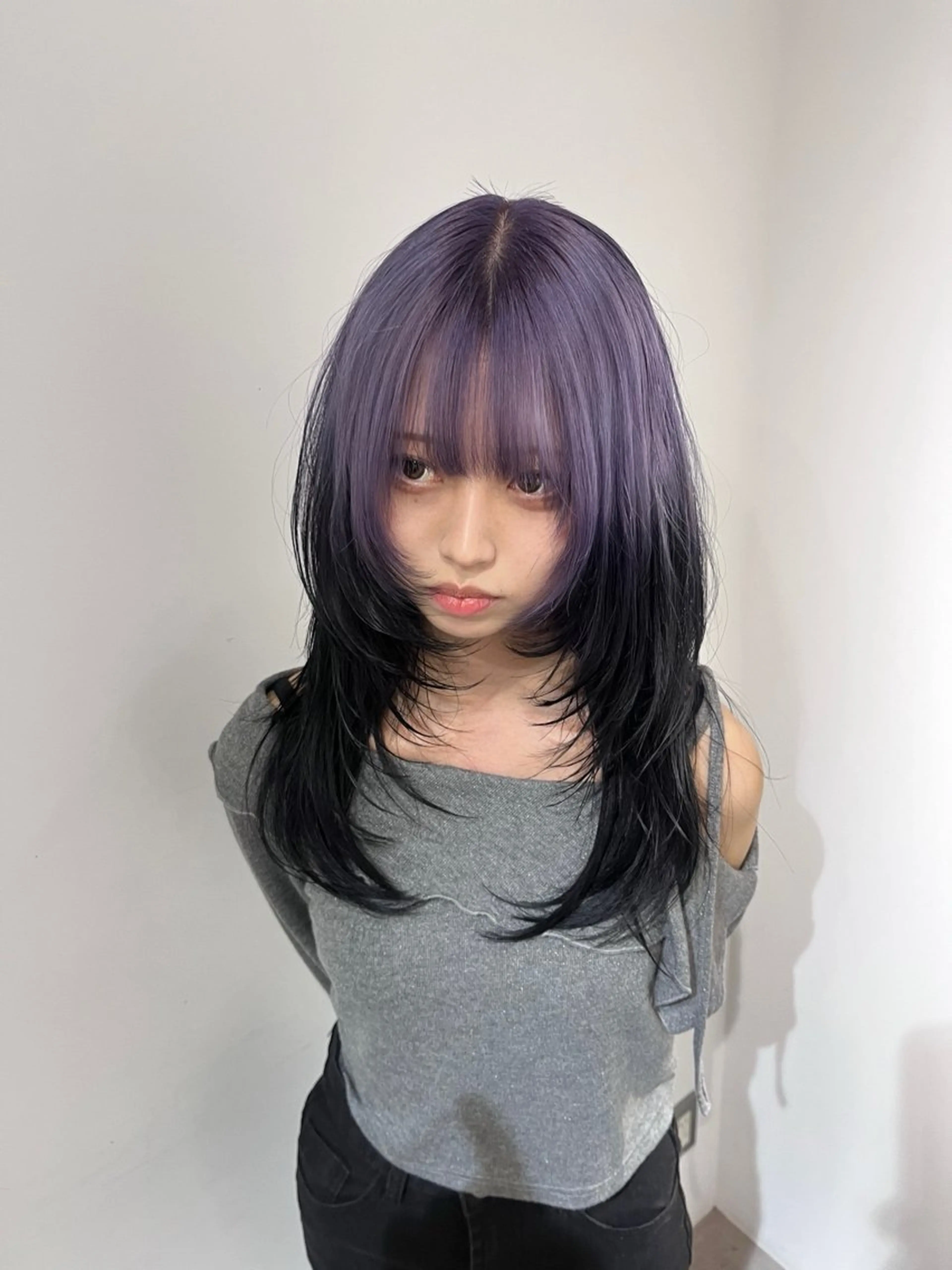 セミロング カラー ブリーチ ケアブリーチ ハイトーンカラー ヘアカラー TOTA 唯一無二カラーのヘアスタイル