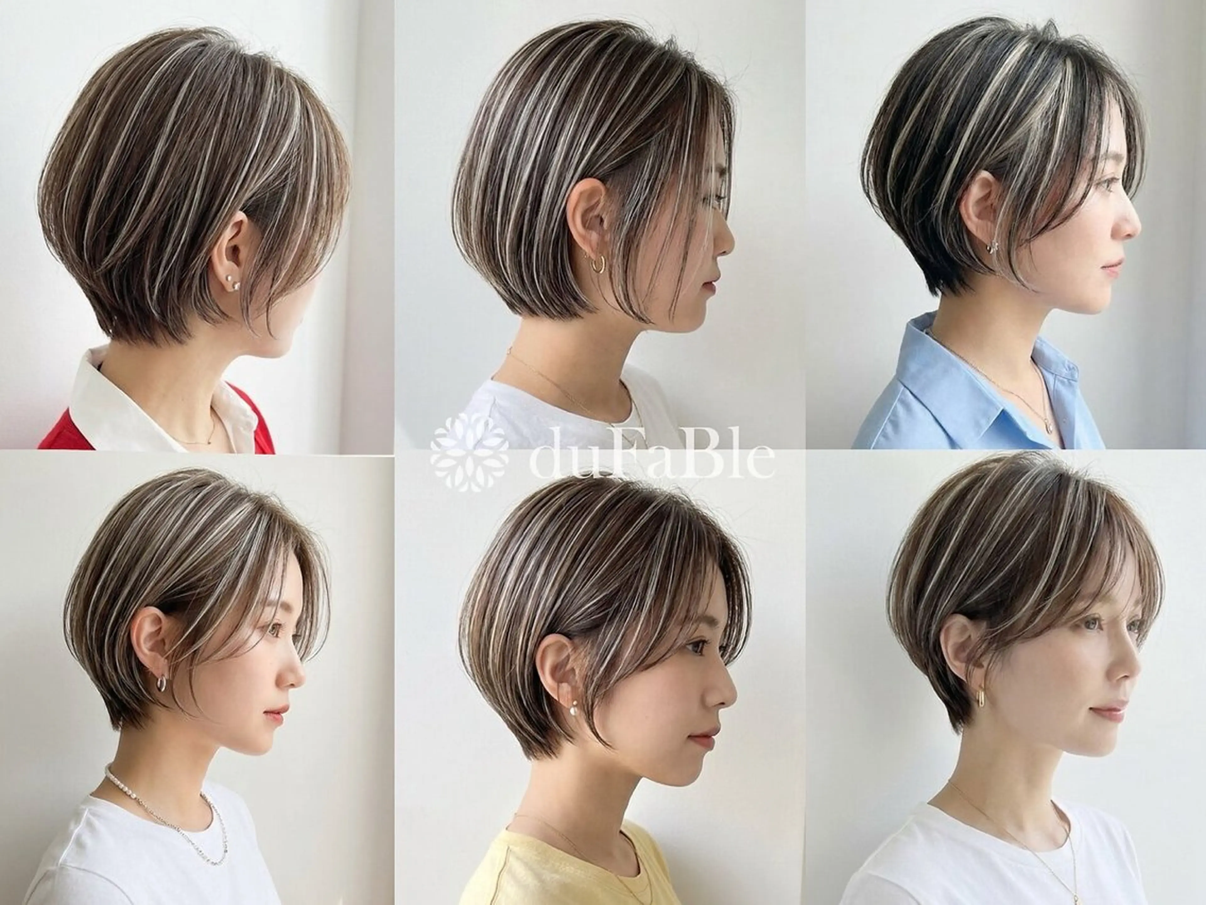 ショート カット ヘアカラー トリートメント 白髪ぼかし/清水 和馬のヘアスタイル