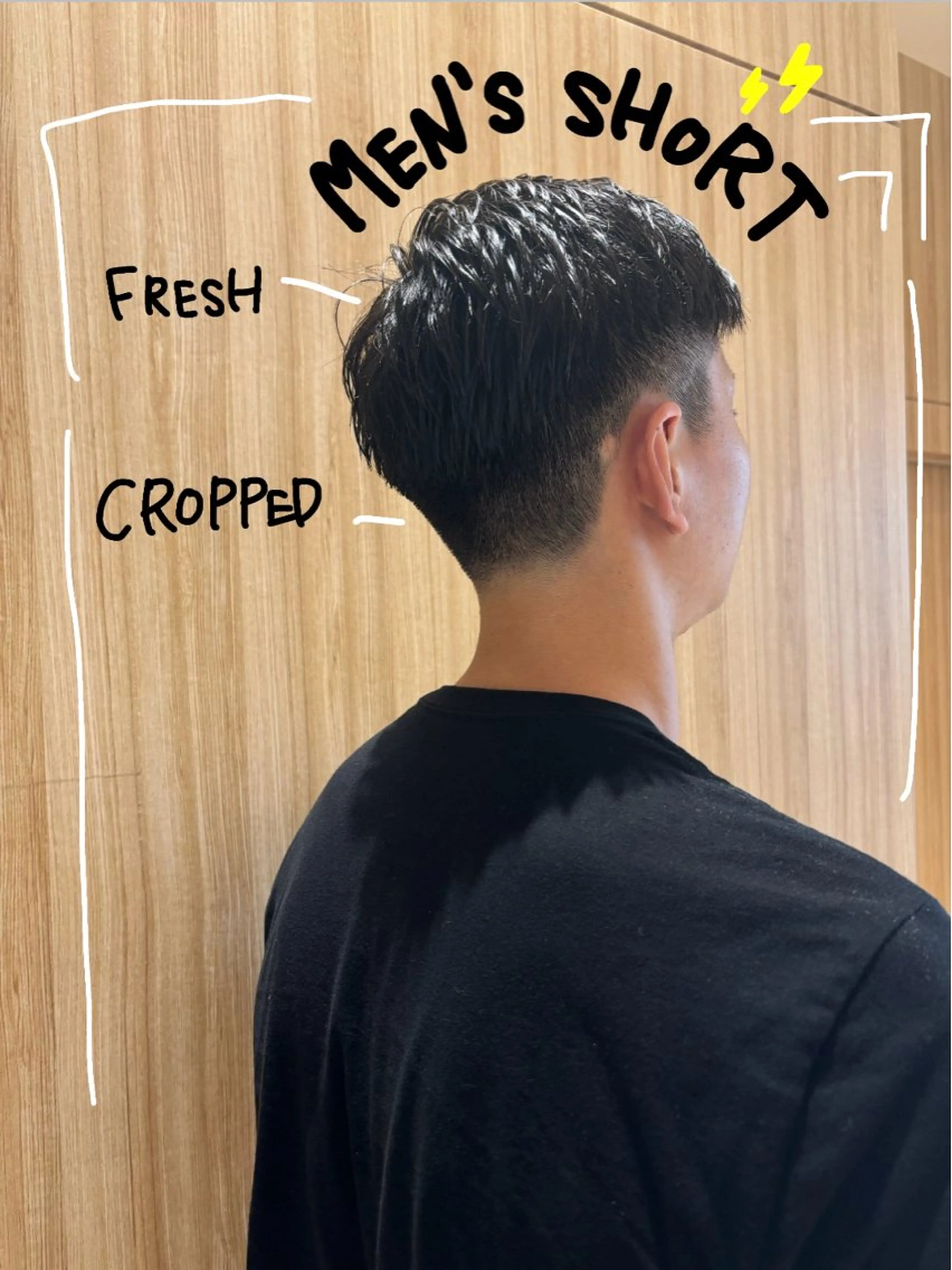 ショート メンズ カット 五十嵐 未悠のヘアスタイル