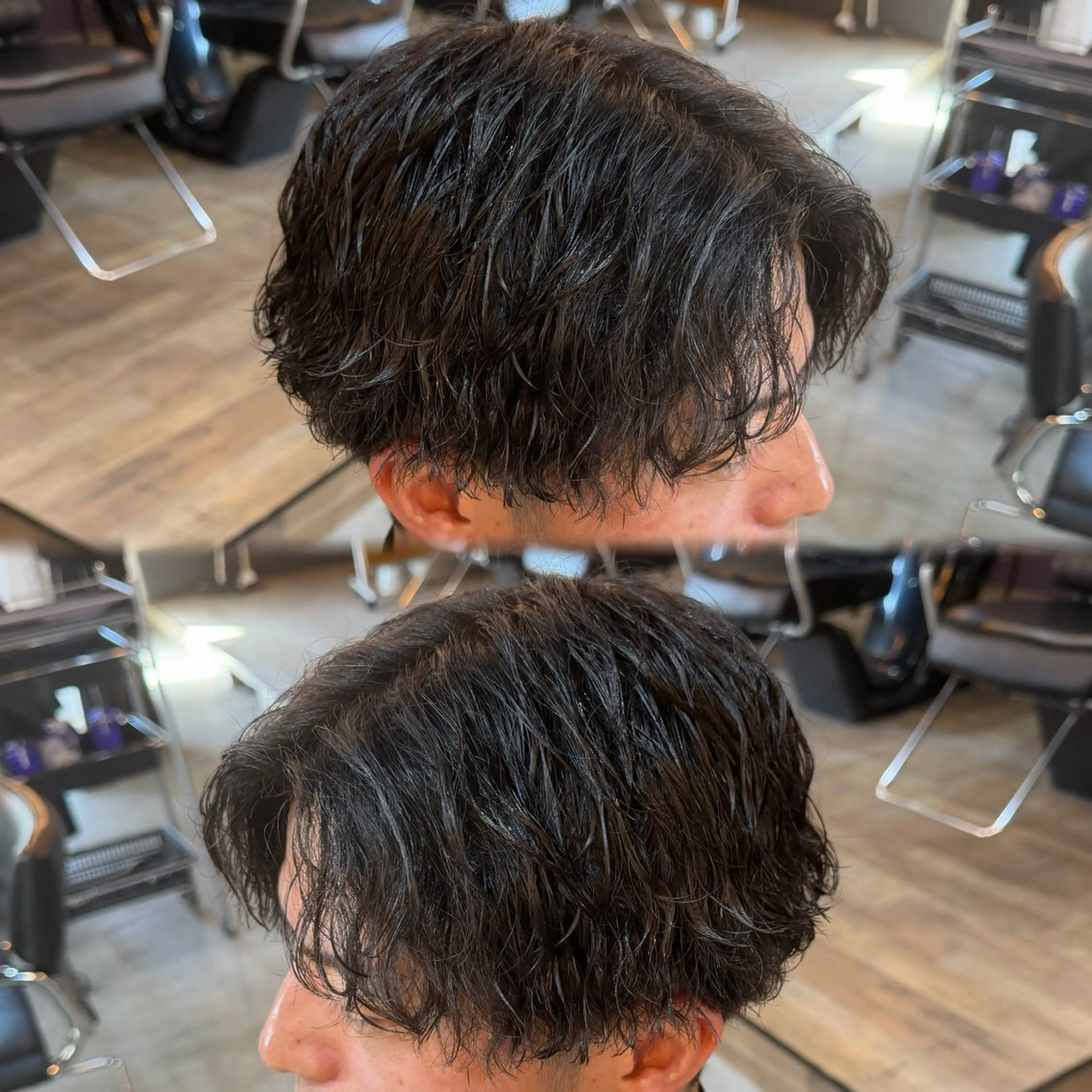 パーマ メンズ カット パーマ メンズ特化/ショート /ツイスパ/結希のヘアスタイル