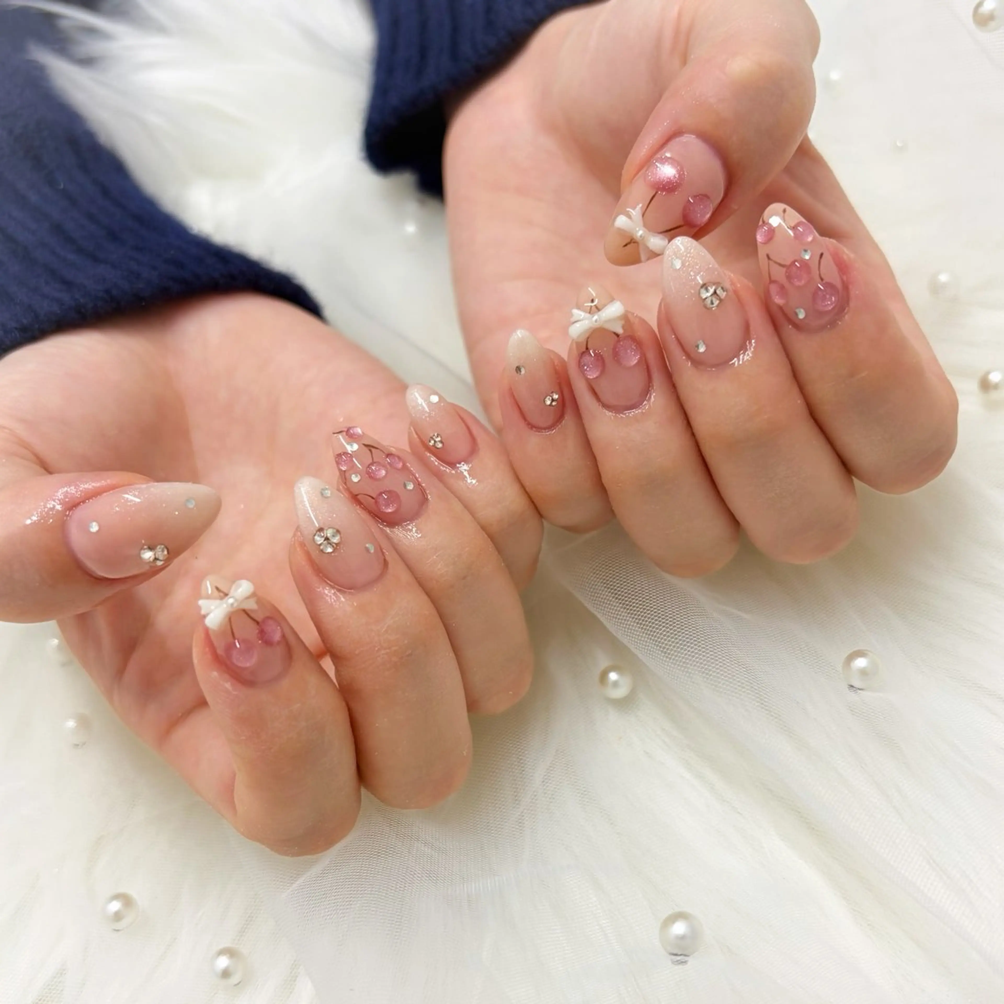 ネイル ぷっくりネイル ハンドネイル y's beauty 梅田店のネイルデザイン