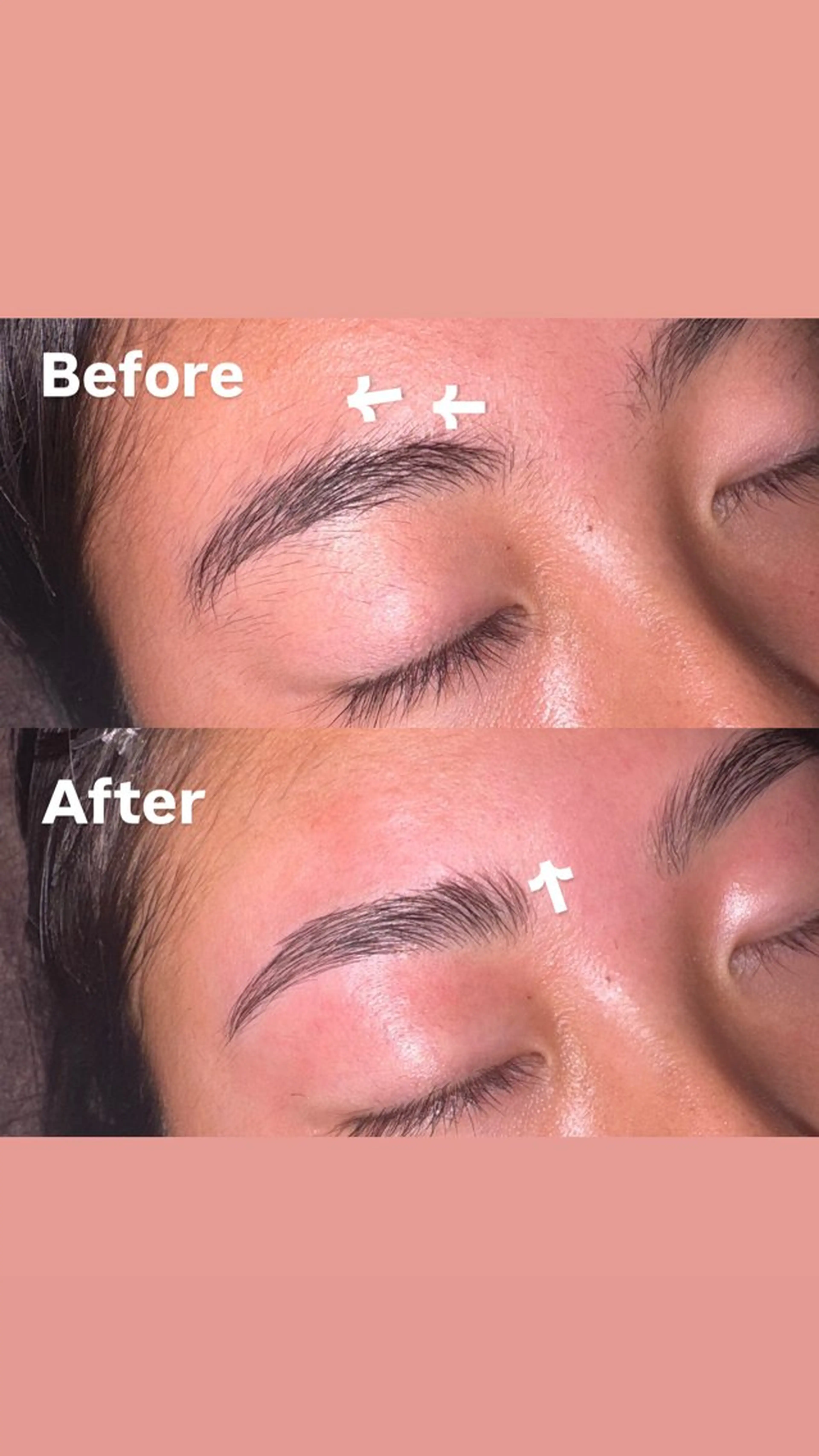 ハリウッドブロウ（眉ワックス込み）の写真