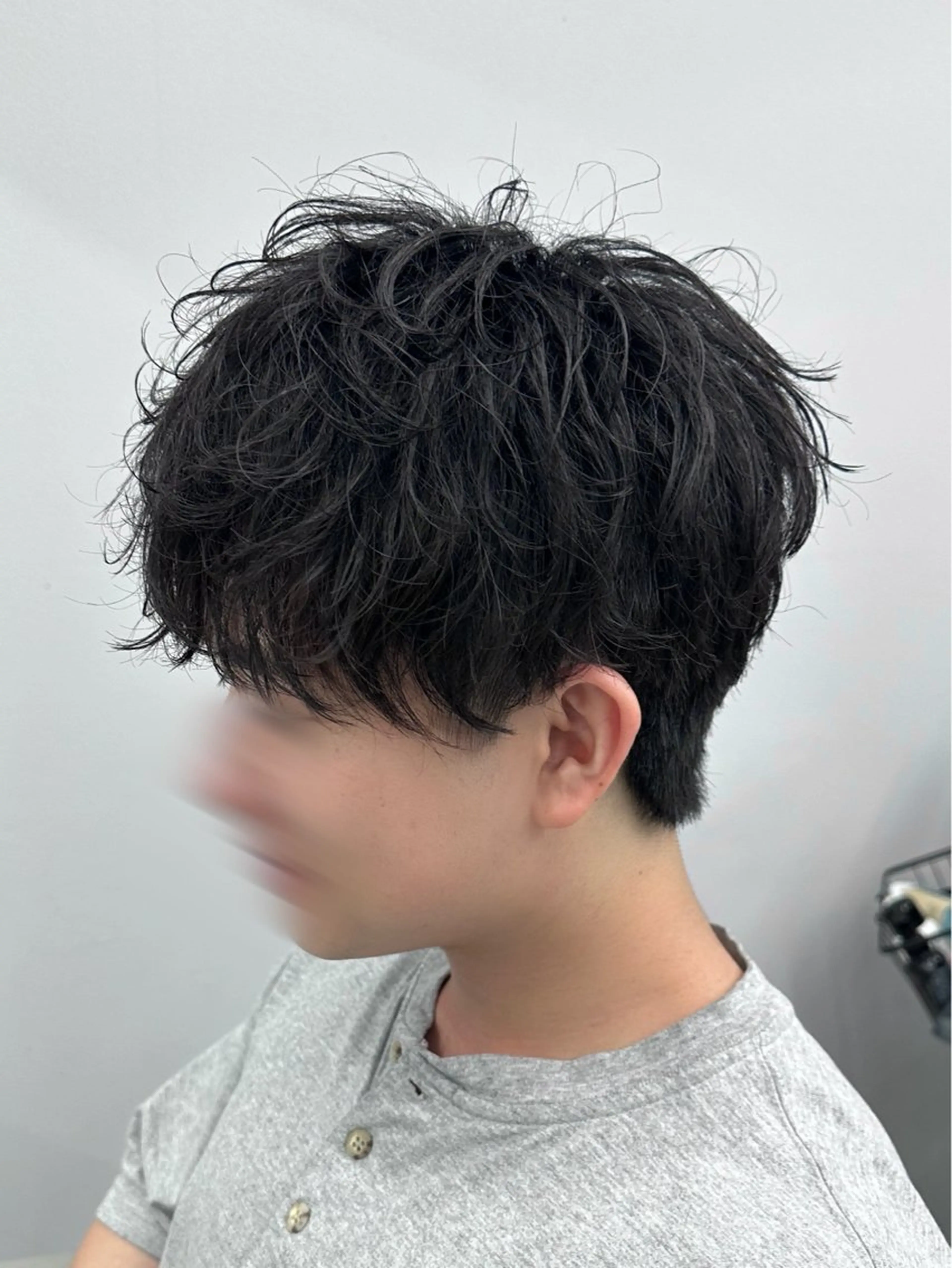 ミディアム ミディアムパーマ 無料カットモデル ユナのヘアスタイル