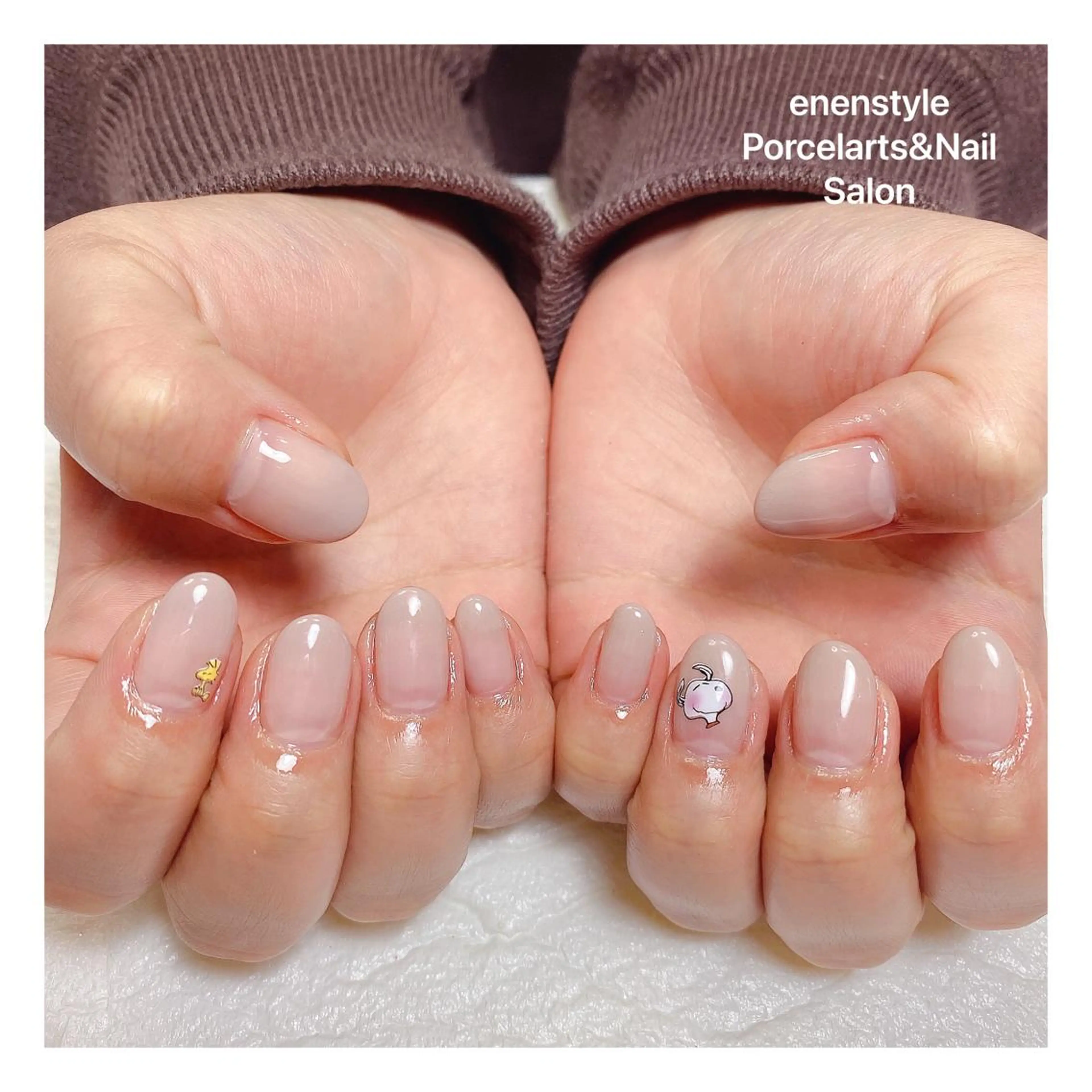 ミディアム ネイル ハンドネイル 👑enen style👑のネイルデザイン