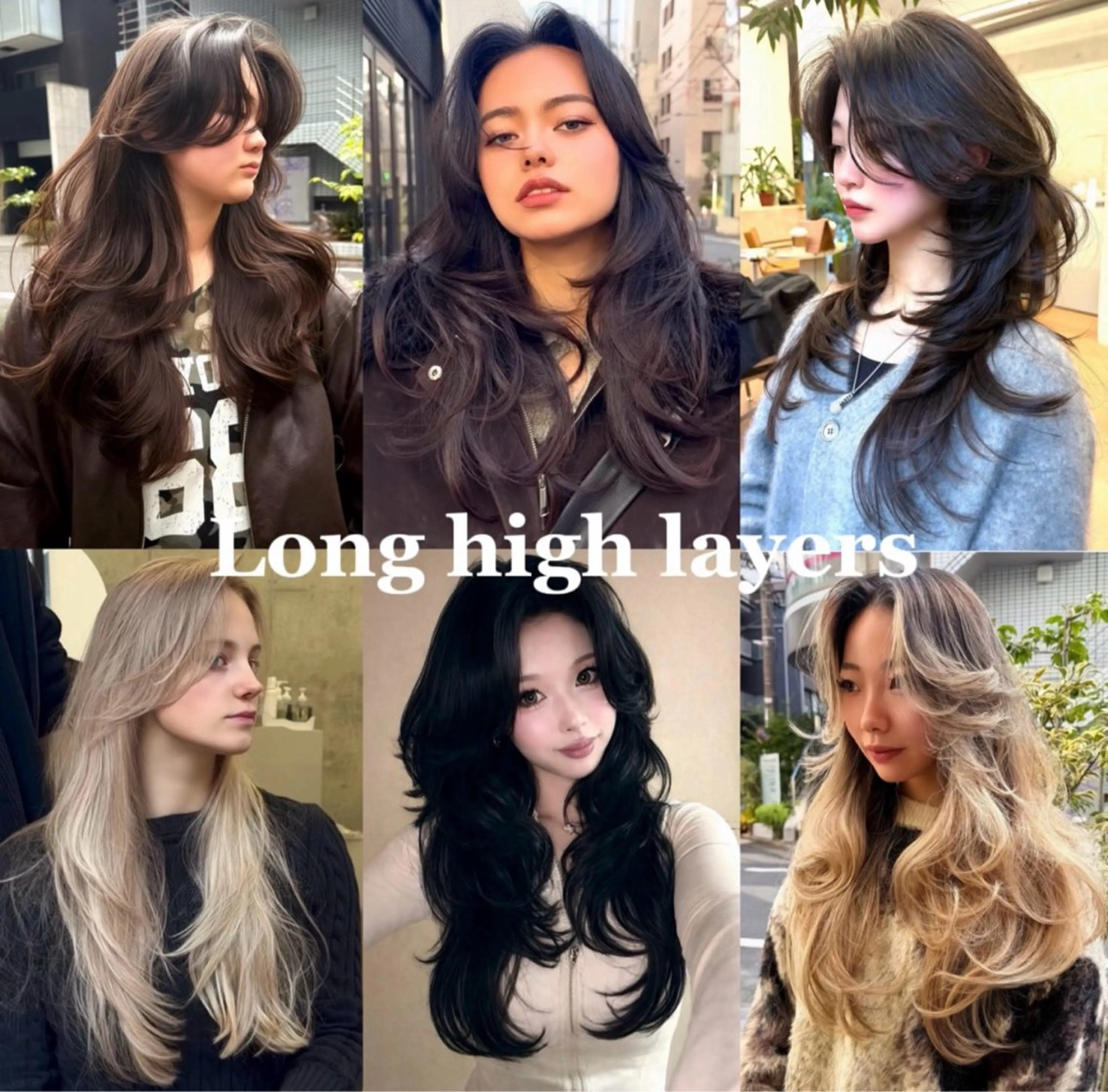 ロング ハイレイヤー レイヤーカット 海外ヘア/美髪矯正 海外レイヤー/ヒラキのヘアスタイル