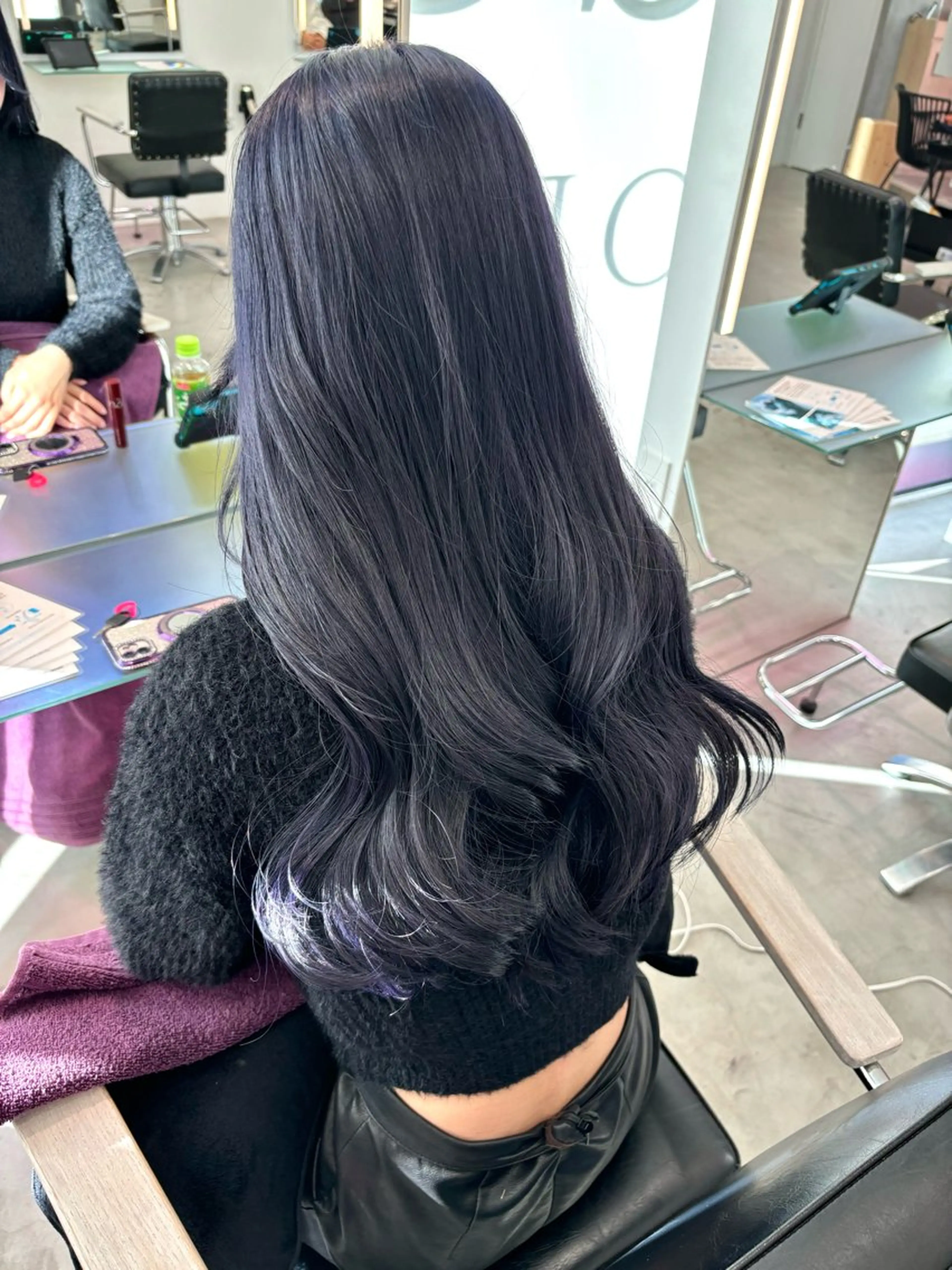 ロング カラー メンズカット ボブ/米崎駿也のヘアスタイル