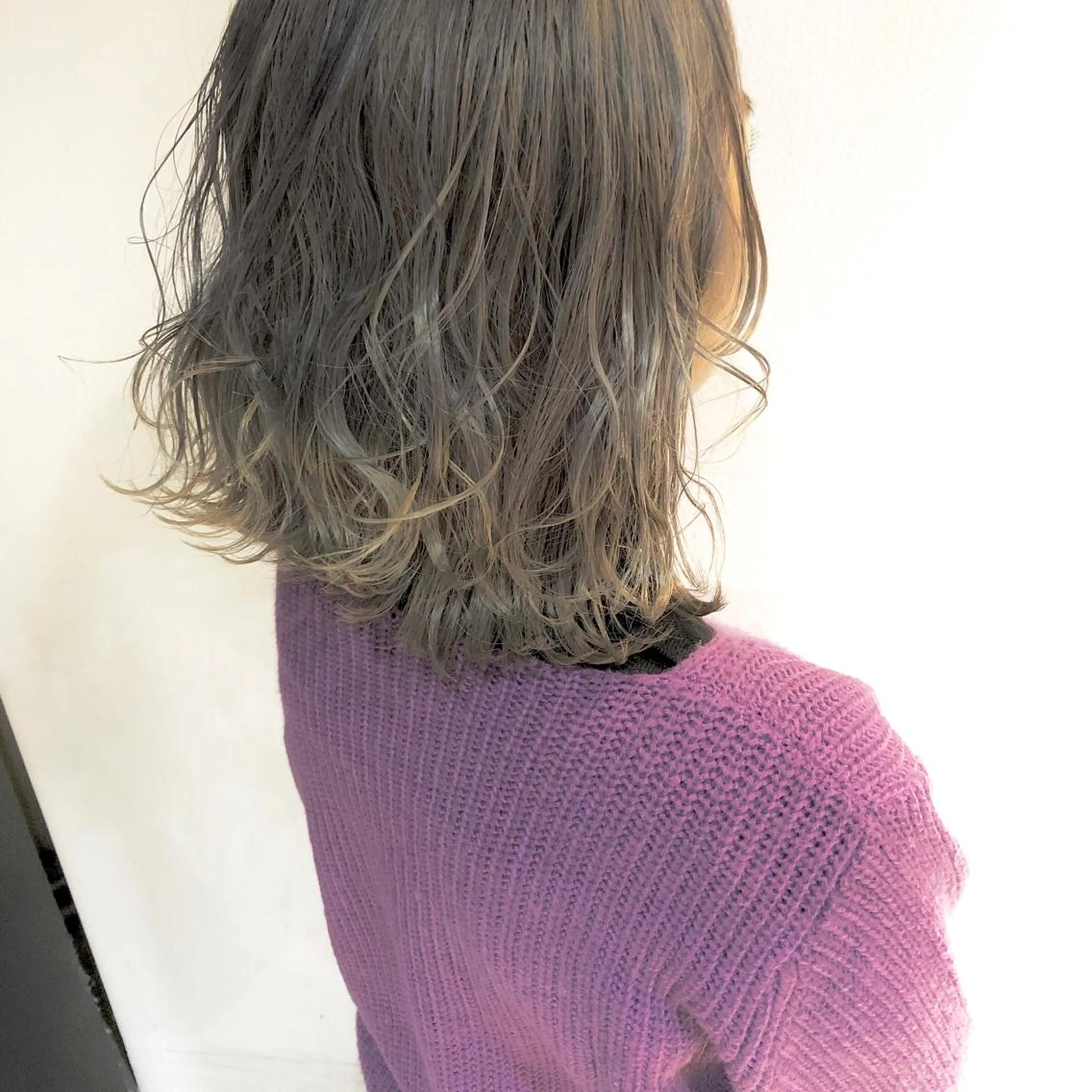 ミディアム カラー ヘアカラー トリートメント ヘアセット 髪質改善/艶髪 🫧高橋湧也のヘアスタイル