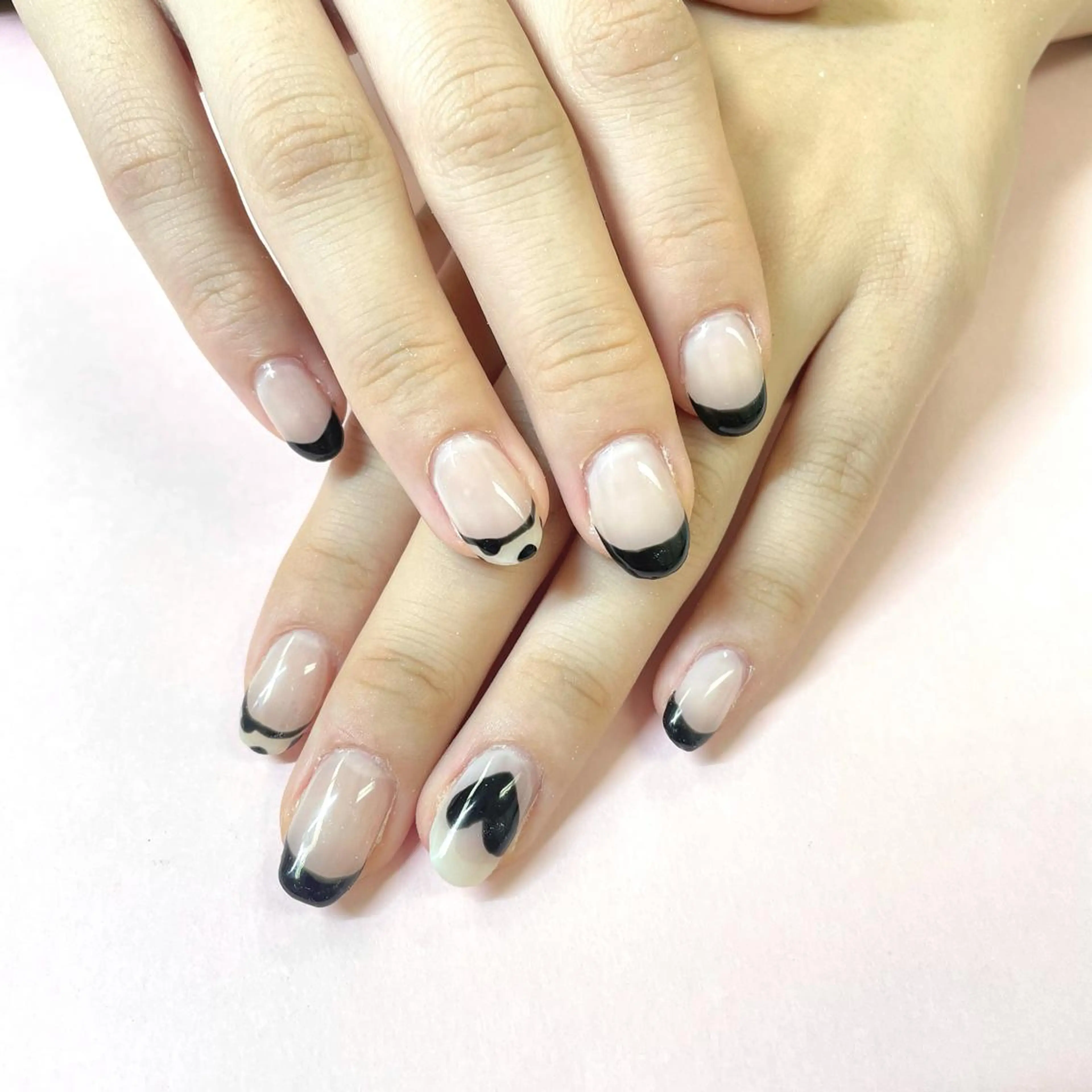 ネイル ハンドネイル 大阪福島韓国束感まつ げ Sayaka🤍のマツエク・マツパデザイン