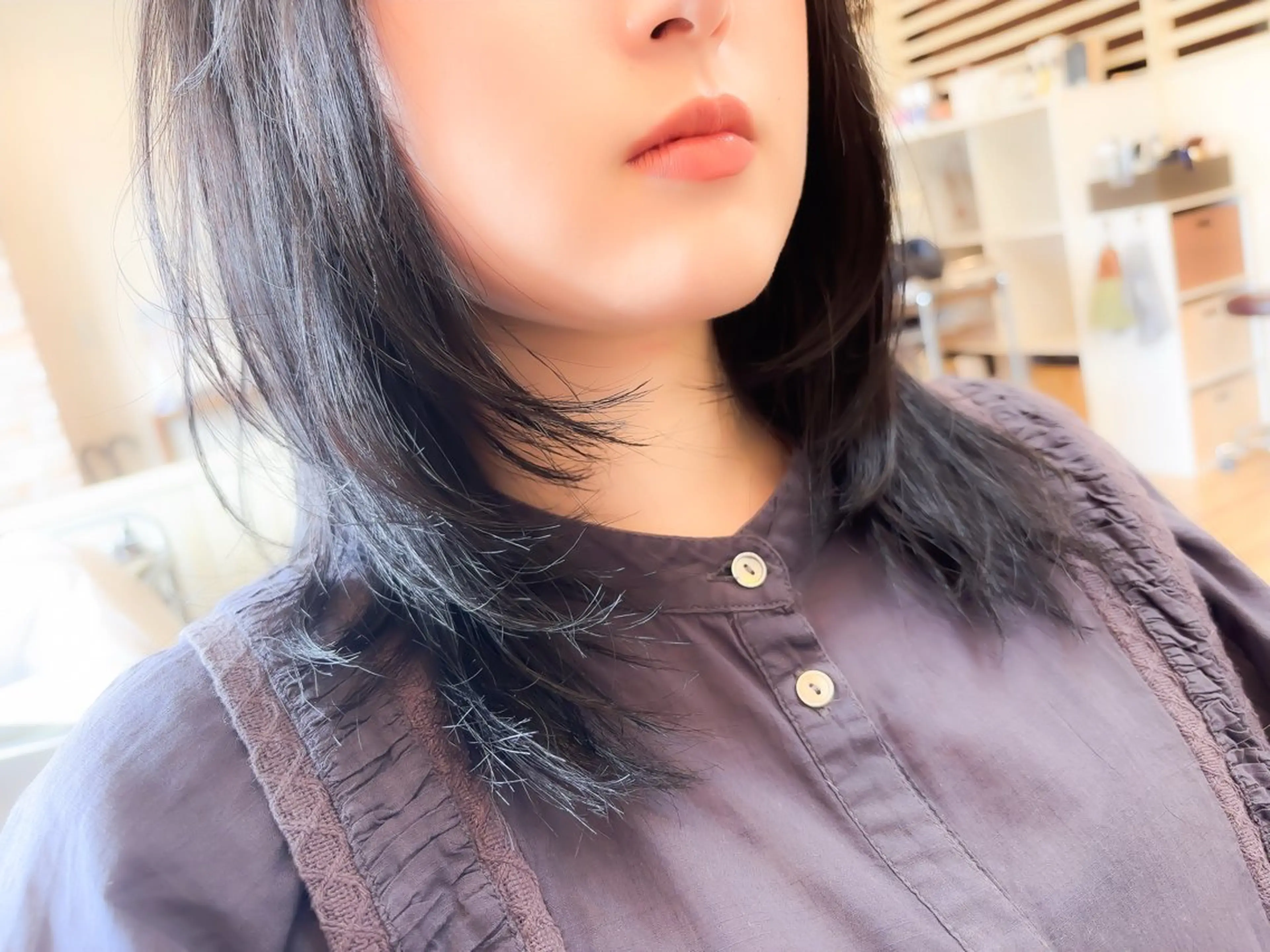 ミディアム CREST hair design所属・加藤 彩のヘアスタイル