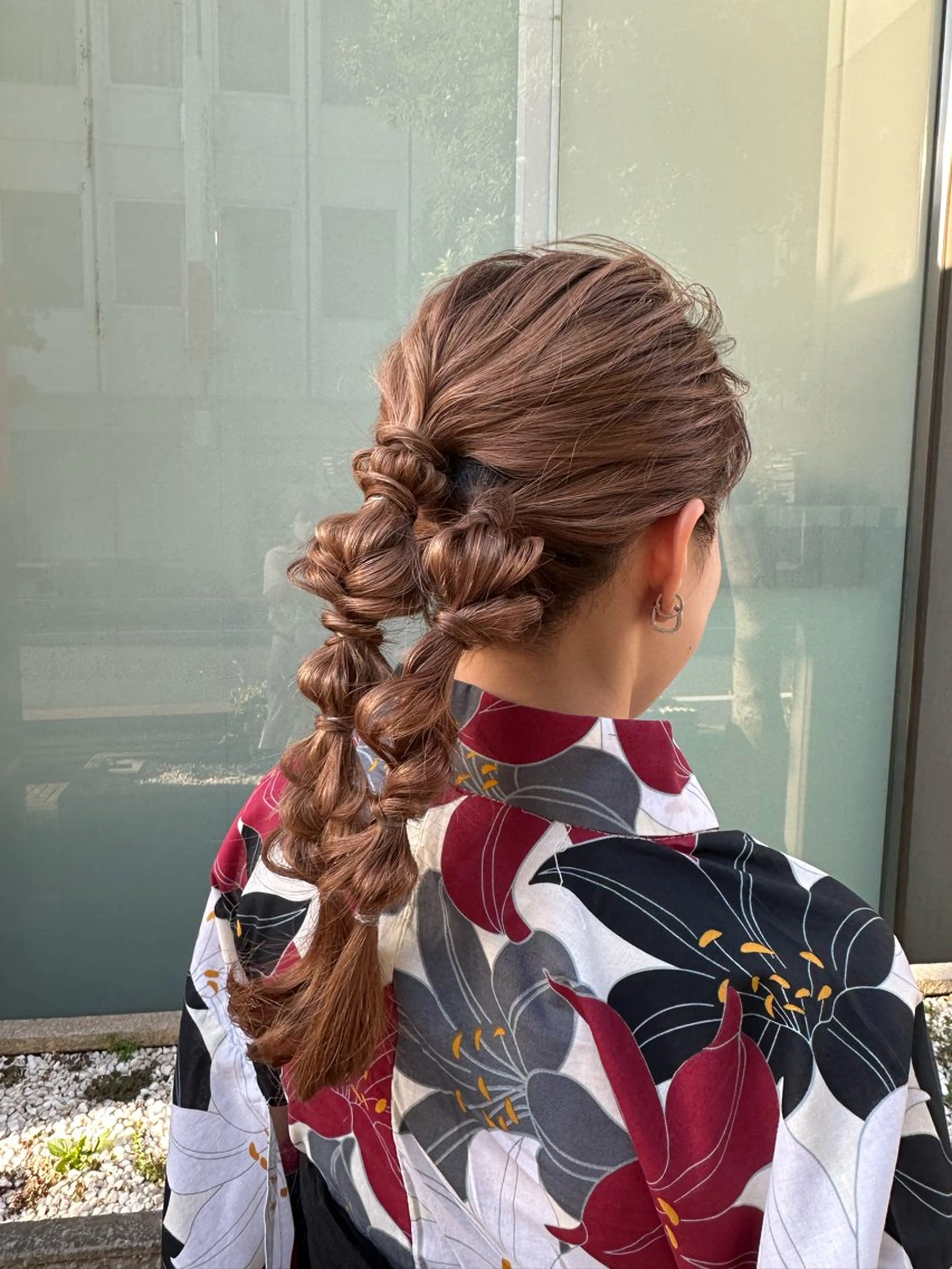 ヘアアレンジ 韓国レイヤーカット/ 艶カラー/ noaのヘアスタイル