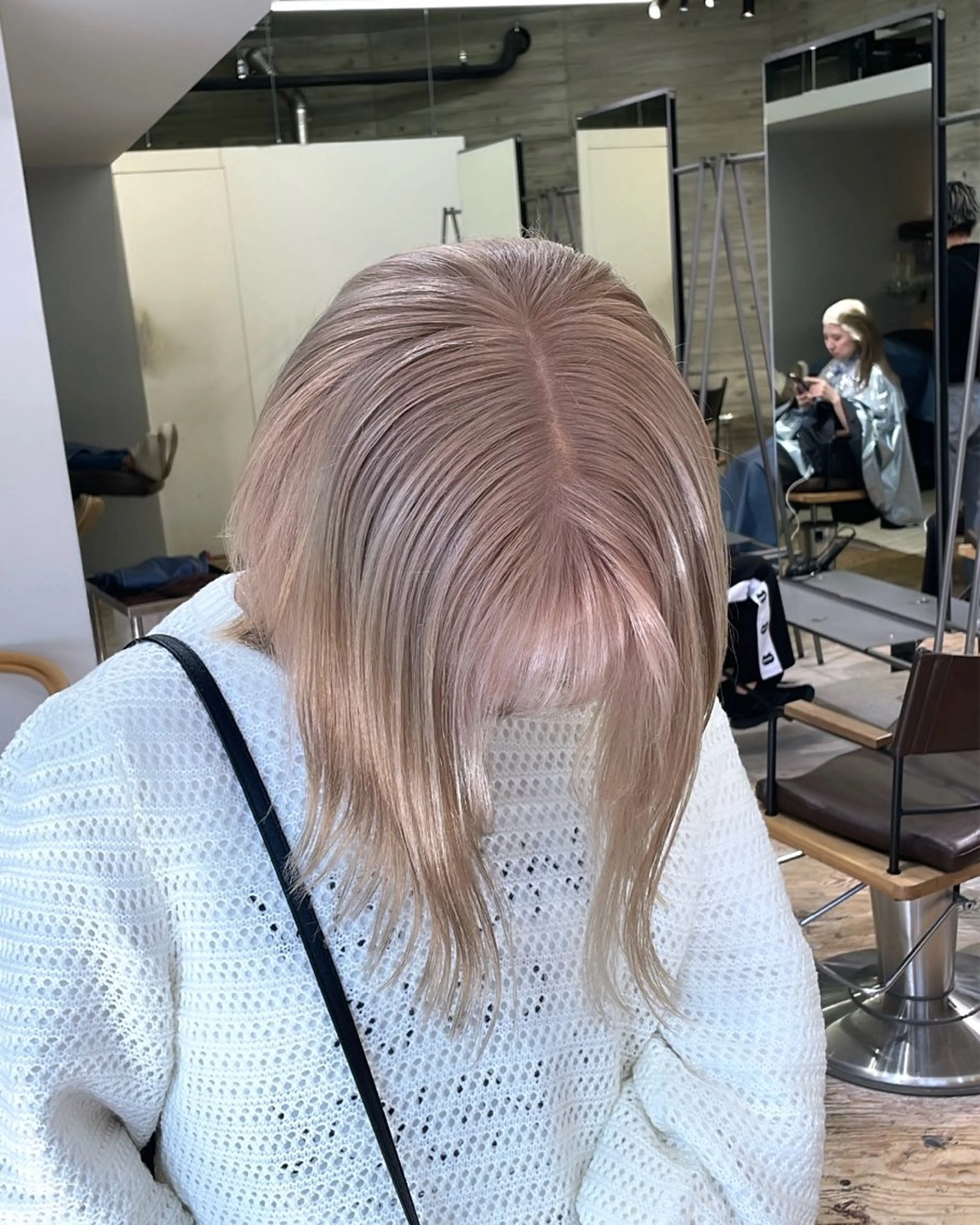 ミディアム カラー カット ヘアカラー 色落ち綺麗透明感カラ /ボブ/ナカツヒカルのヘアスタイル