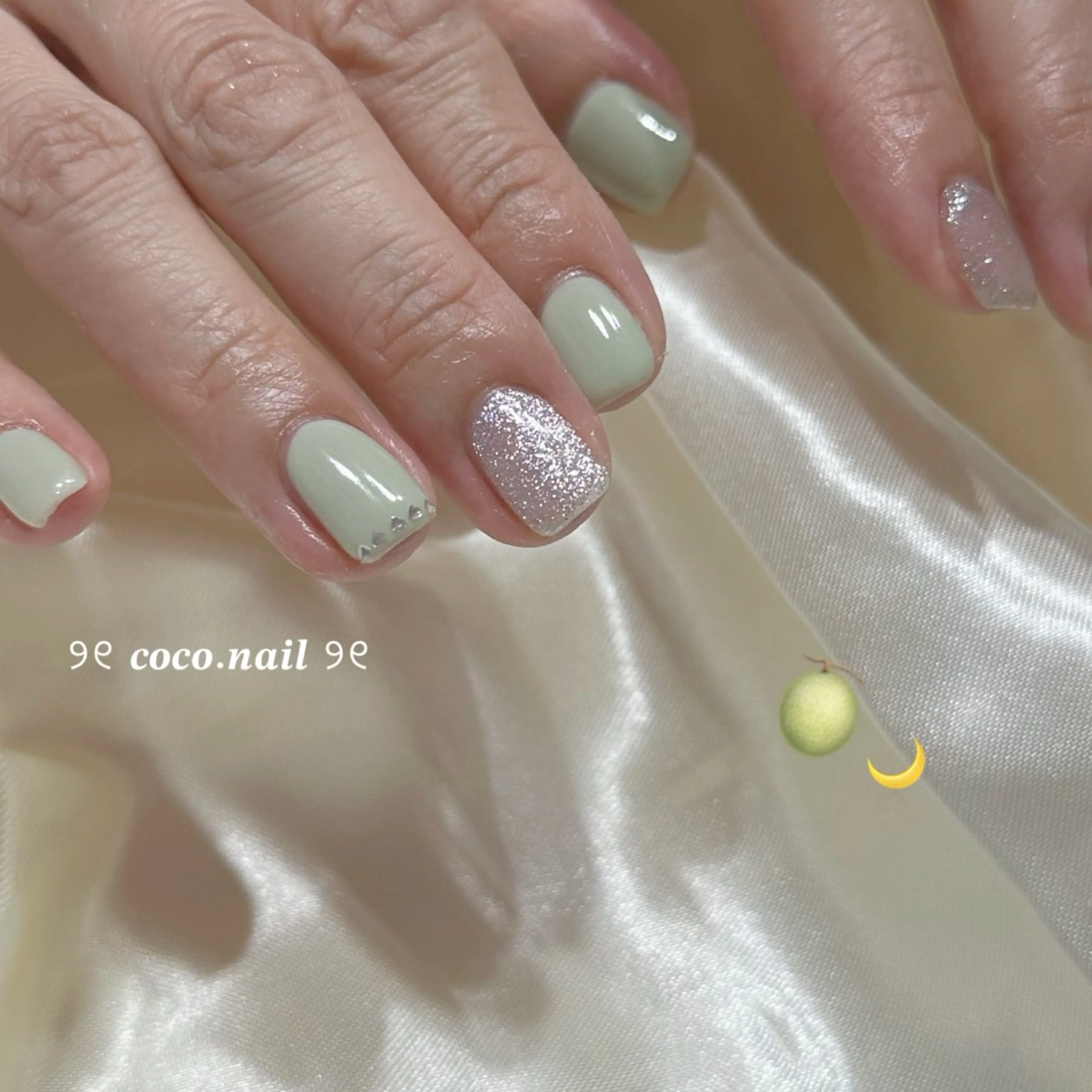 ネイル ハンドネイル lili.nail y2k/長さ出しのネイルデザイン