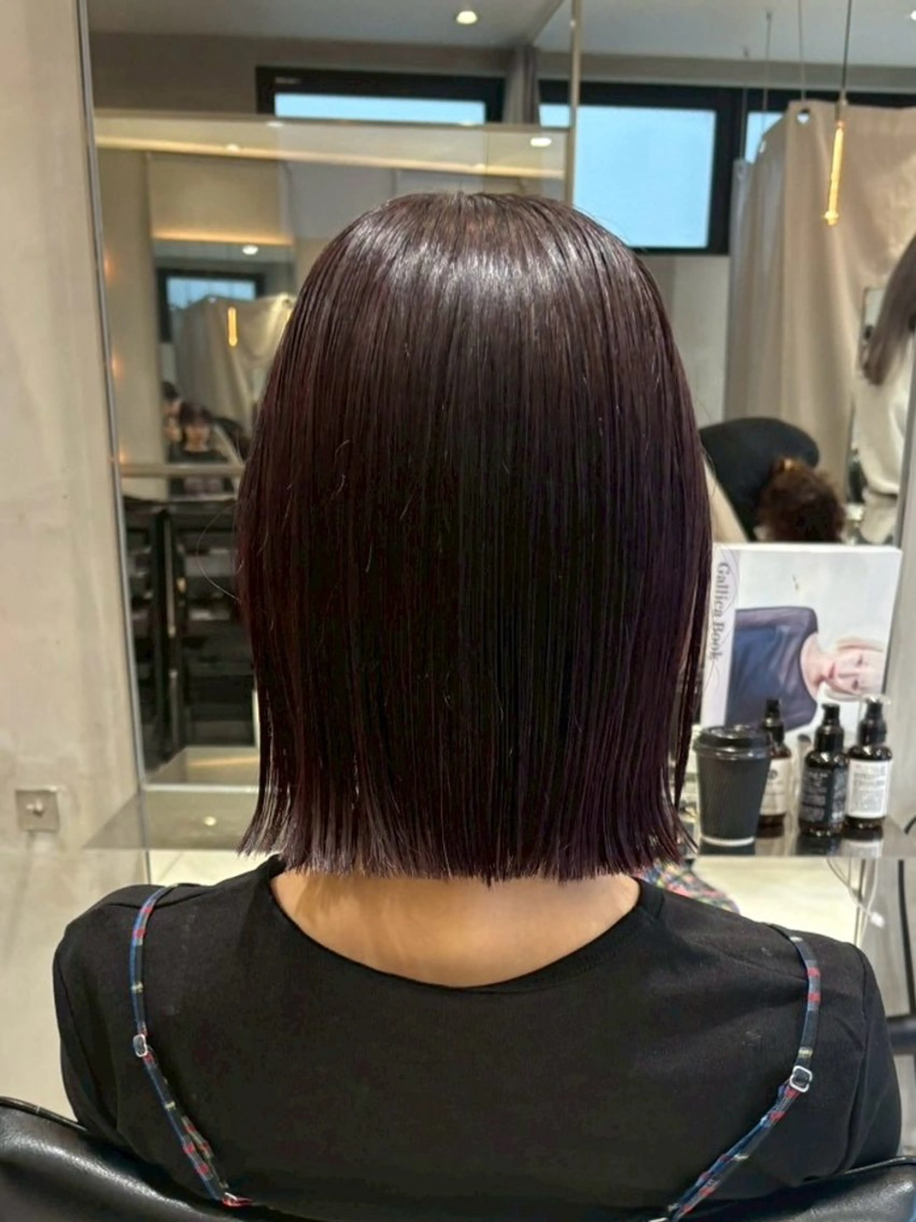 ショート カラー パーマ ボブカット/ 榎本　璃己のヘアスタイル