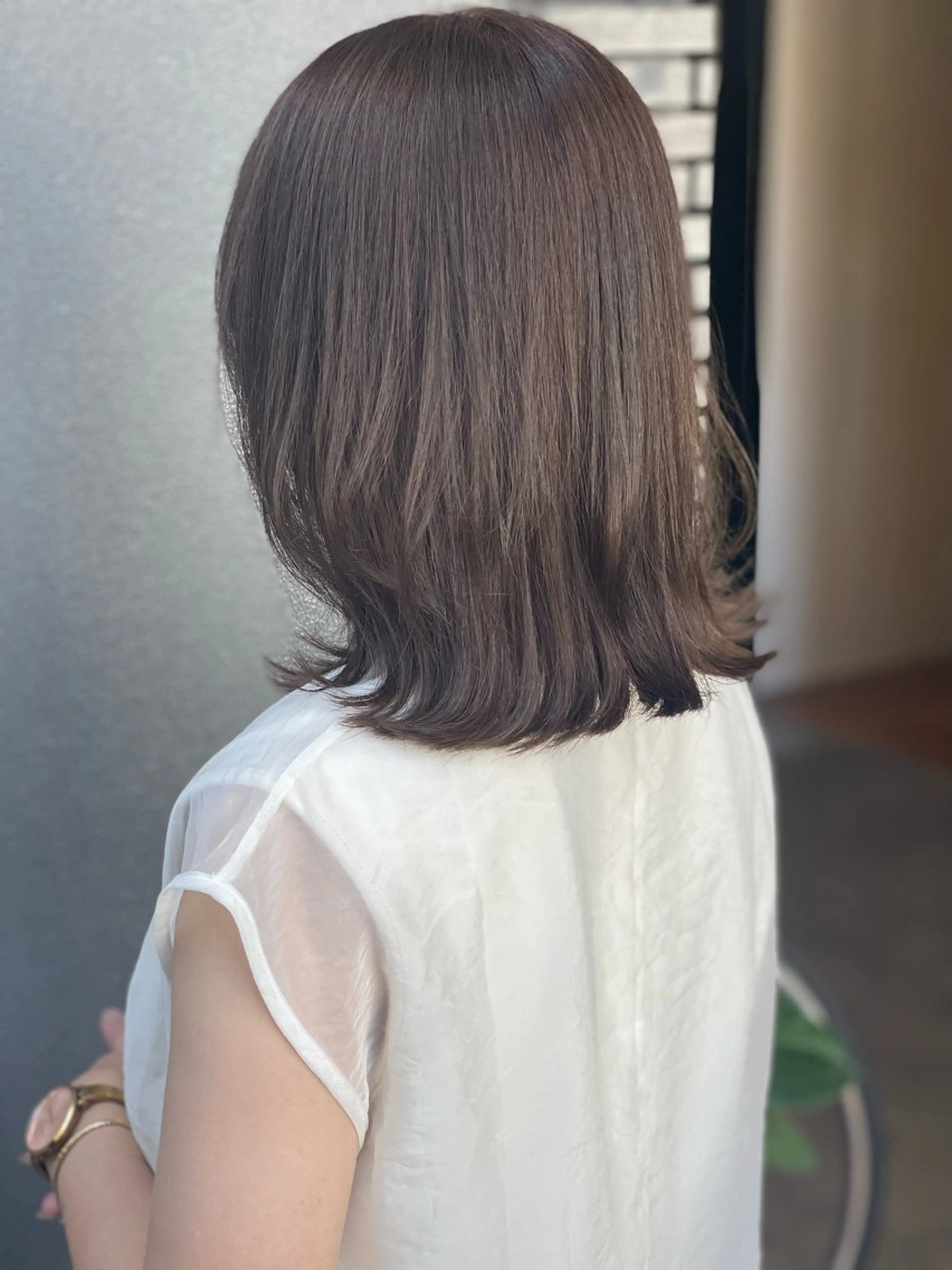 ミディアム 𓇼透明感カラー𓇼 フジノ ケイ 🫧のヘアスタイル