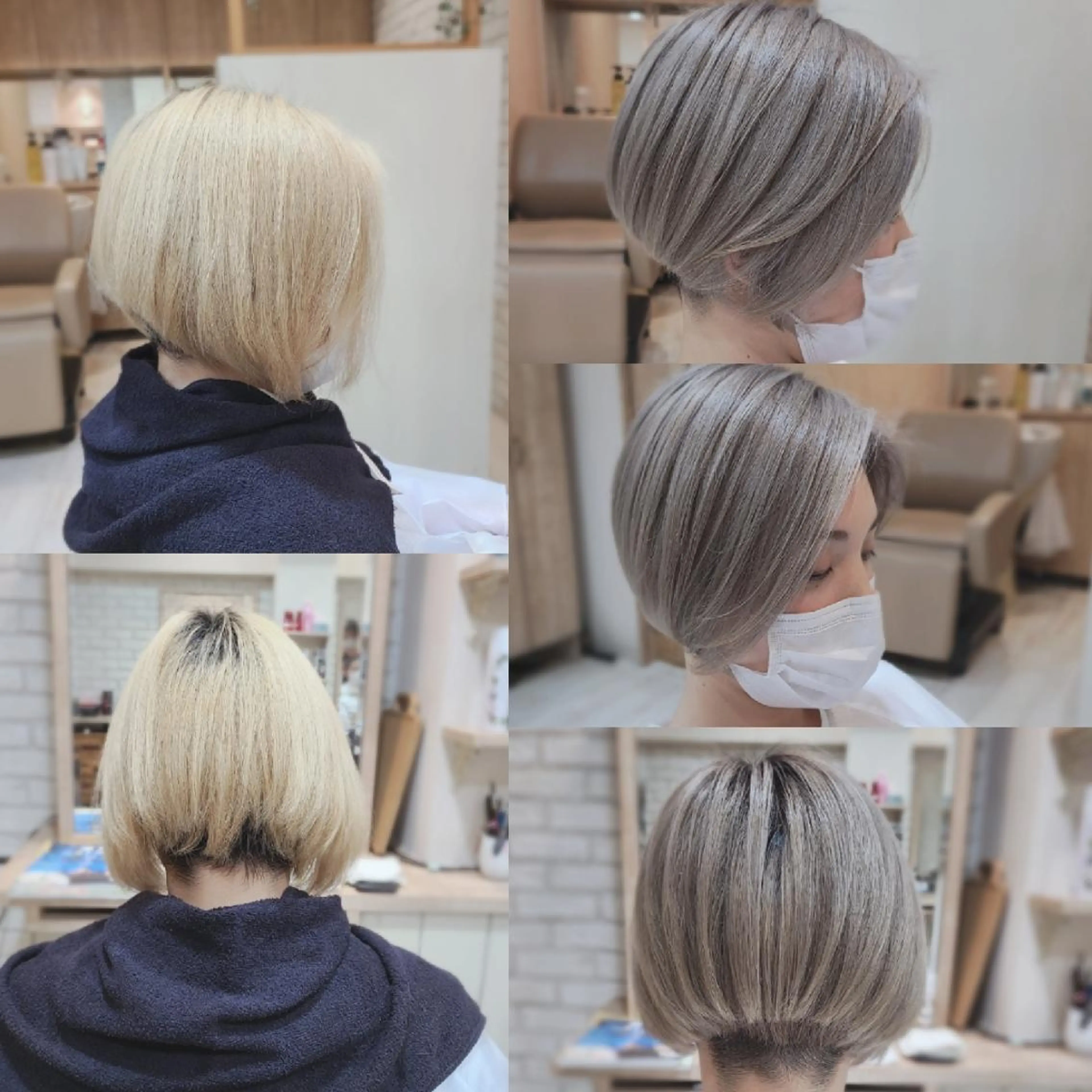 ミディアム カラー 川崎 敏智のヘアスタイル