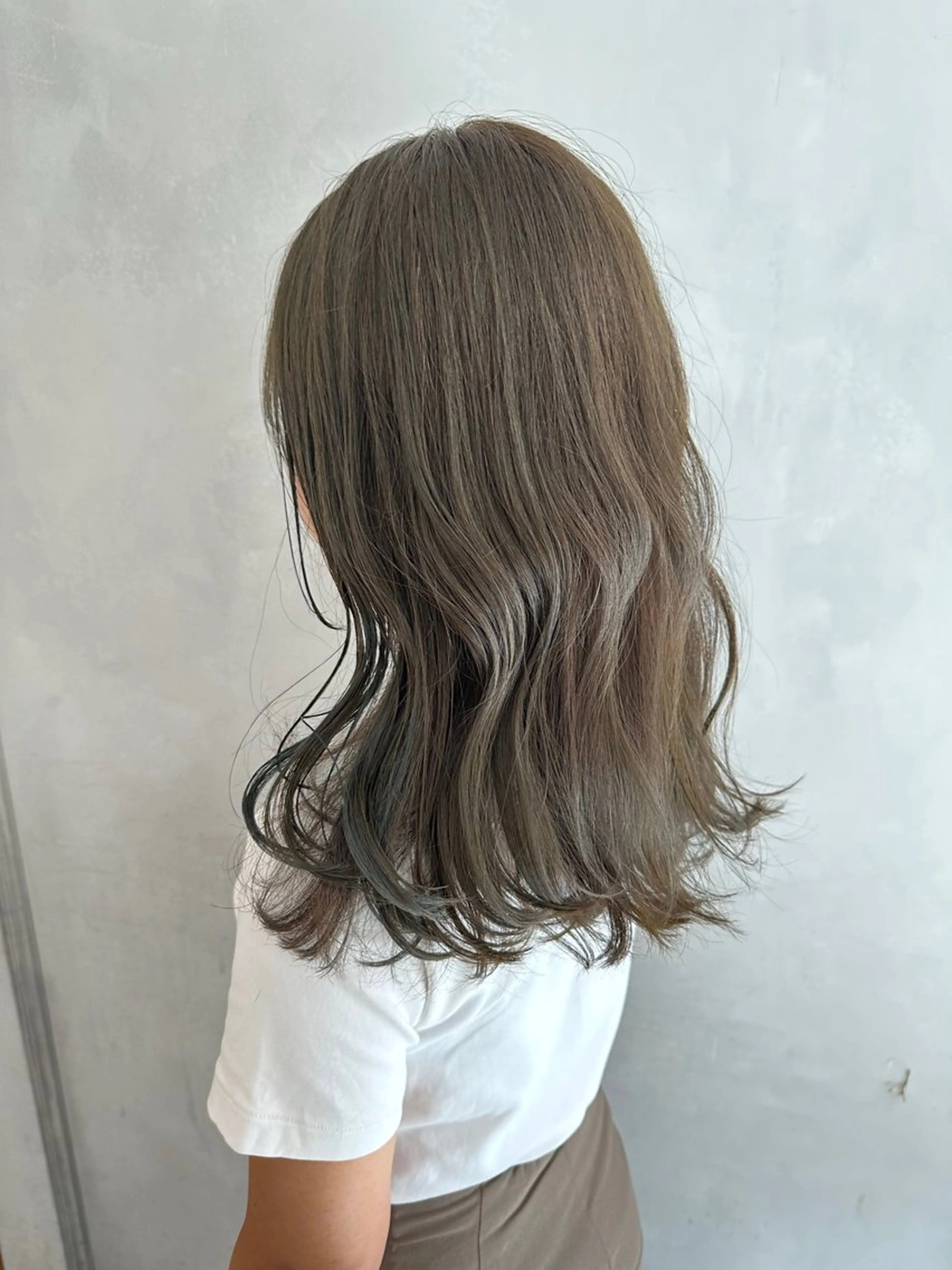 セミロング カラー ヘアアレンジ カット ヘアカラー トリートメント ヘアセット ブリーチなし透け感/ マンツーマン/Ryoのヘアスタイル