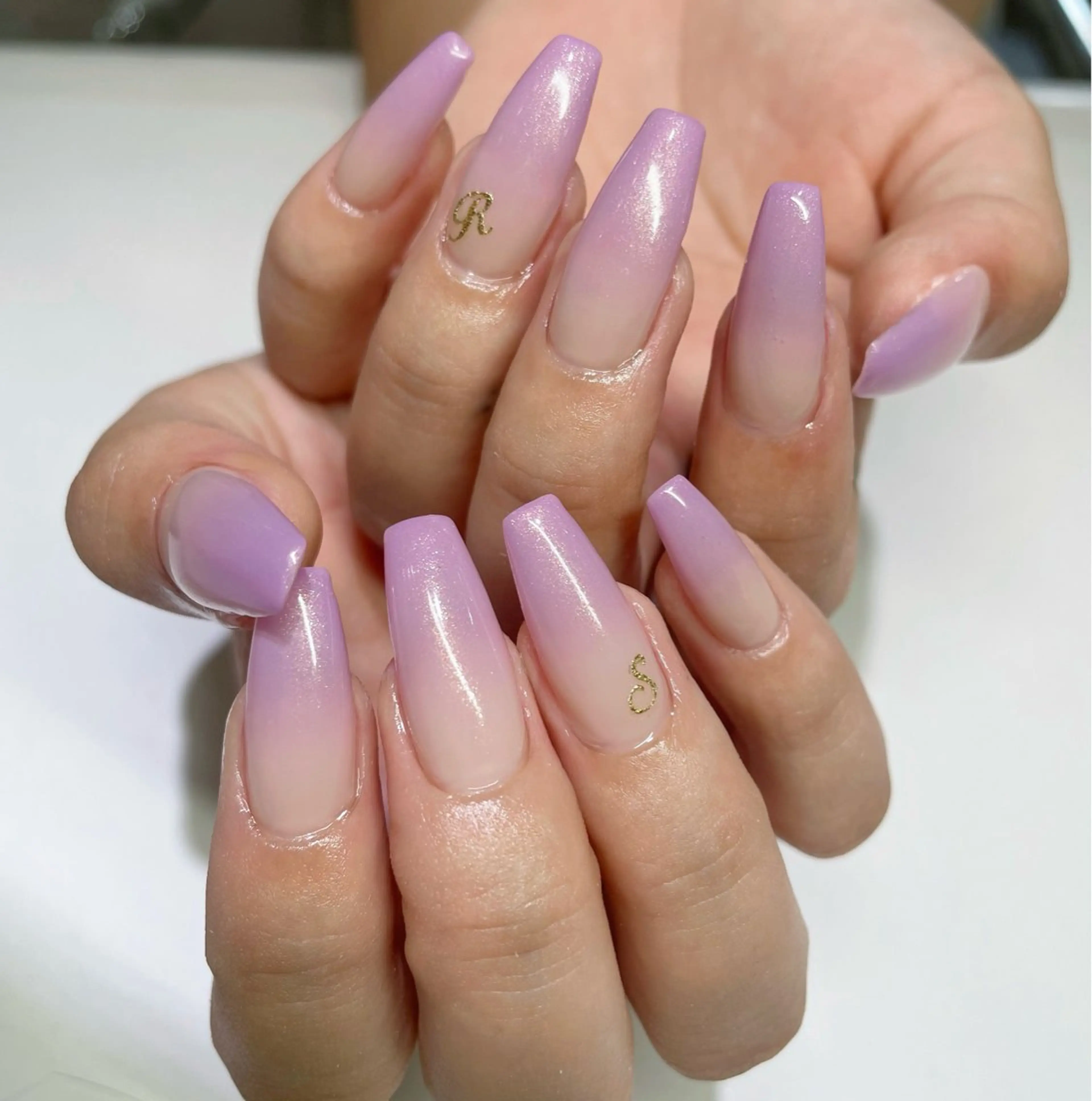 ネイル グラデーション ワンカラーネイル Lalune Chikaのネイルデザイン